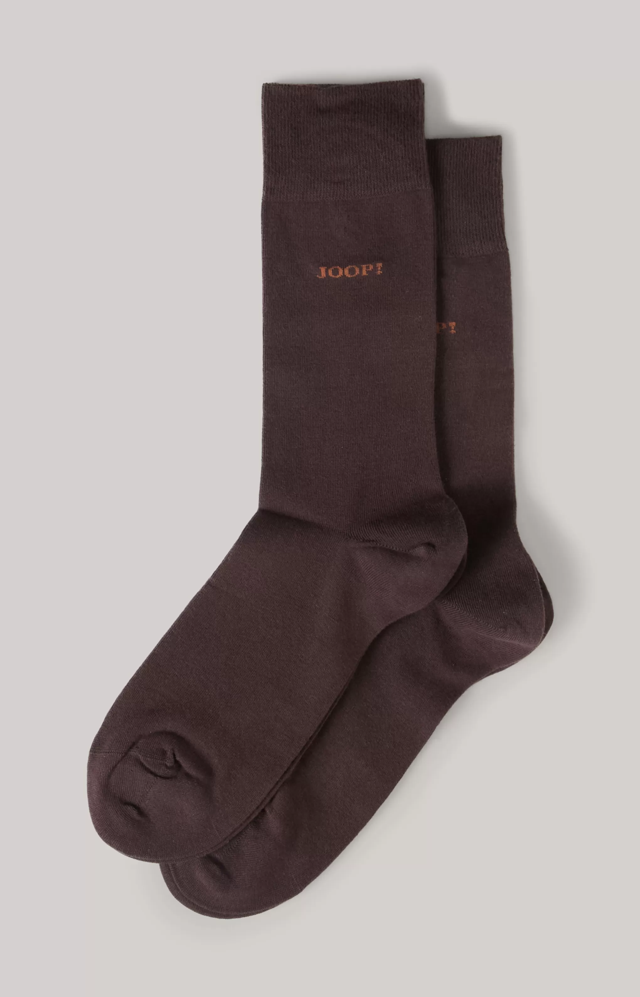 Socks*JOOP Socks 2-pack finest organic cotton socks in Dark Brown