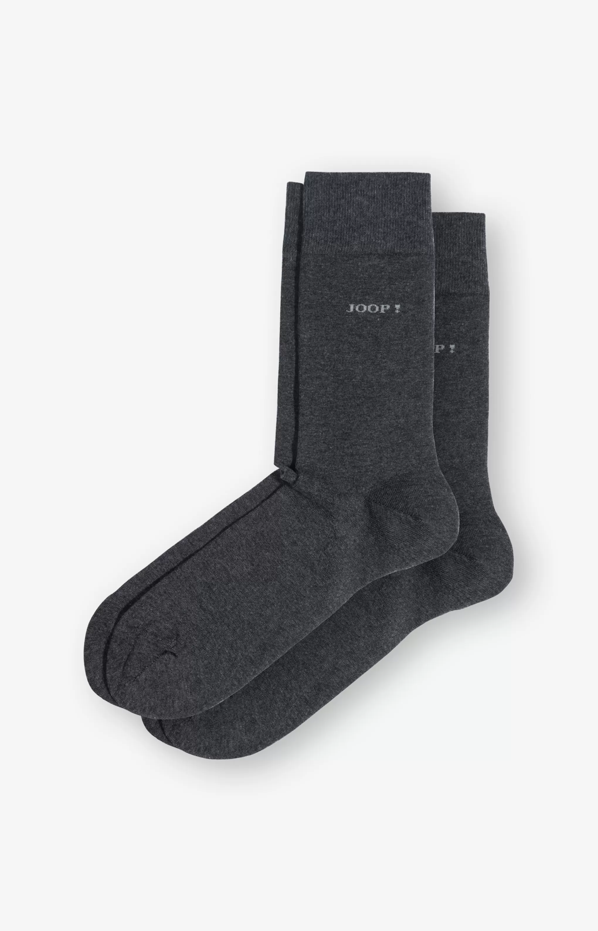 Socks*JOOP Socks 2-pack finest organic cotton socks in dark grey