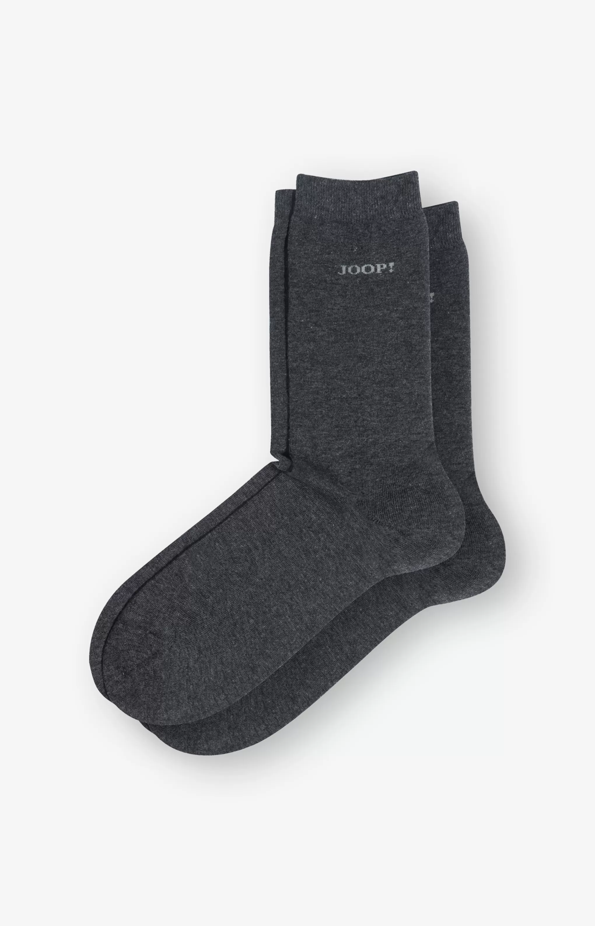 Socks*JOOP Socks 2-pack finest organic cotton socks in dark grey