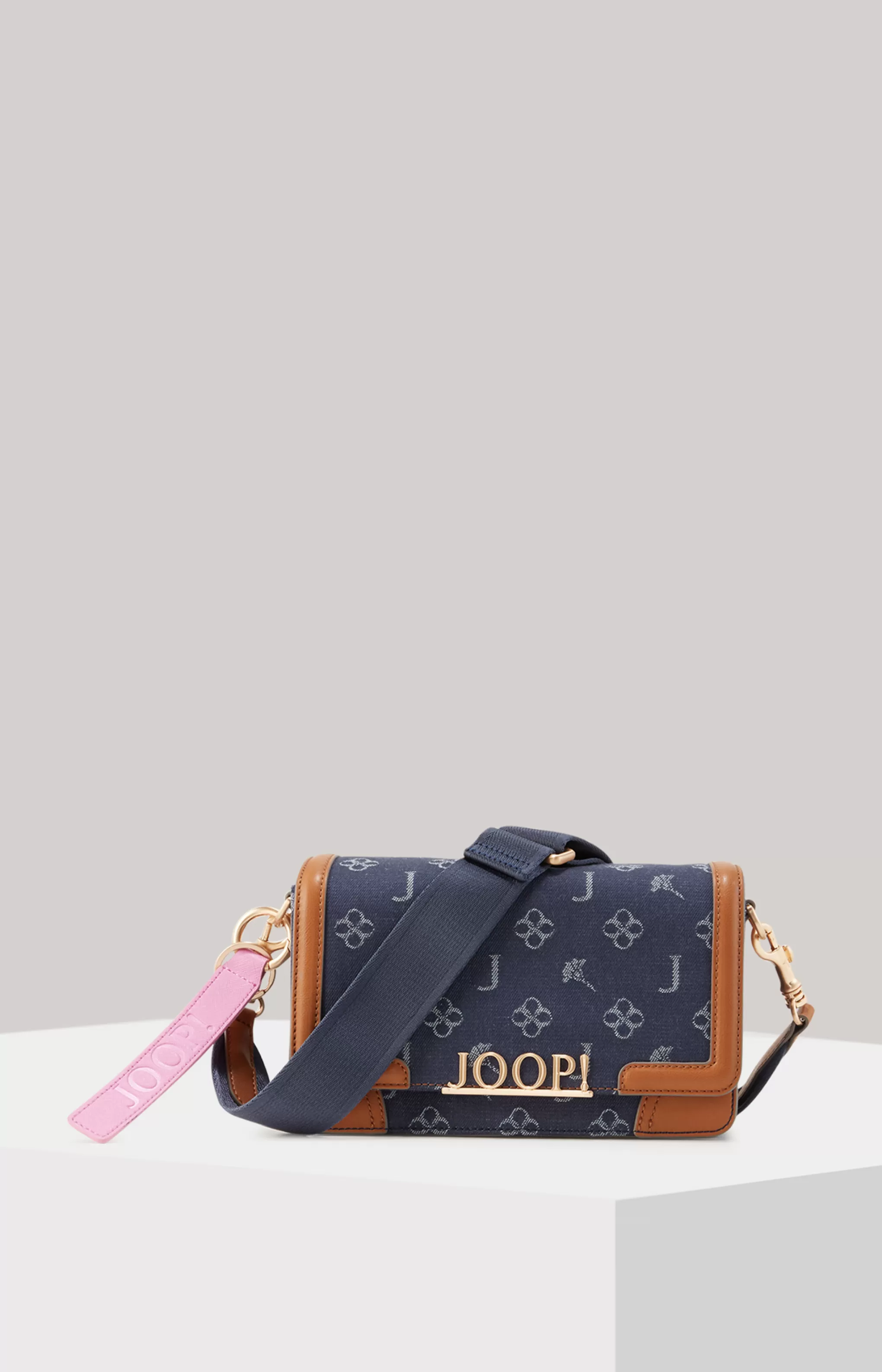 Bags*JOOP Bags Azzurro Sousa Shoulder Bag in Denim Blue/Cognac