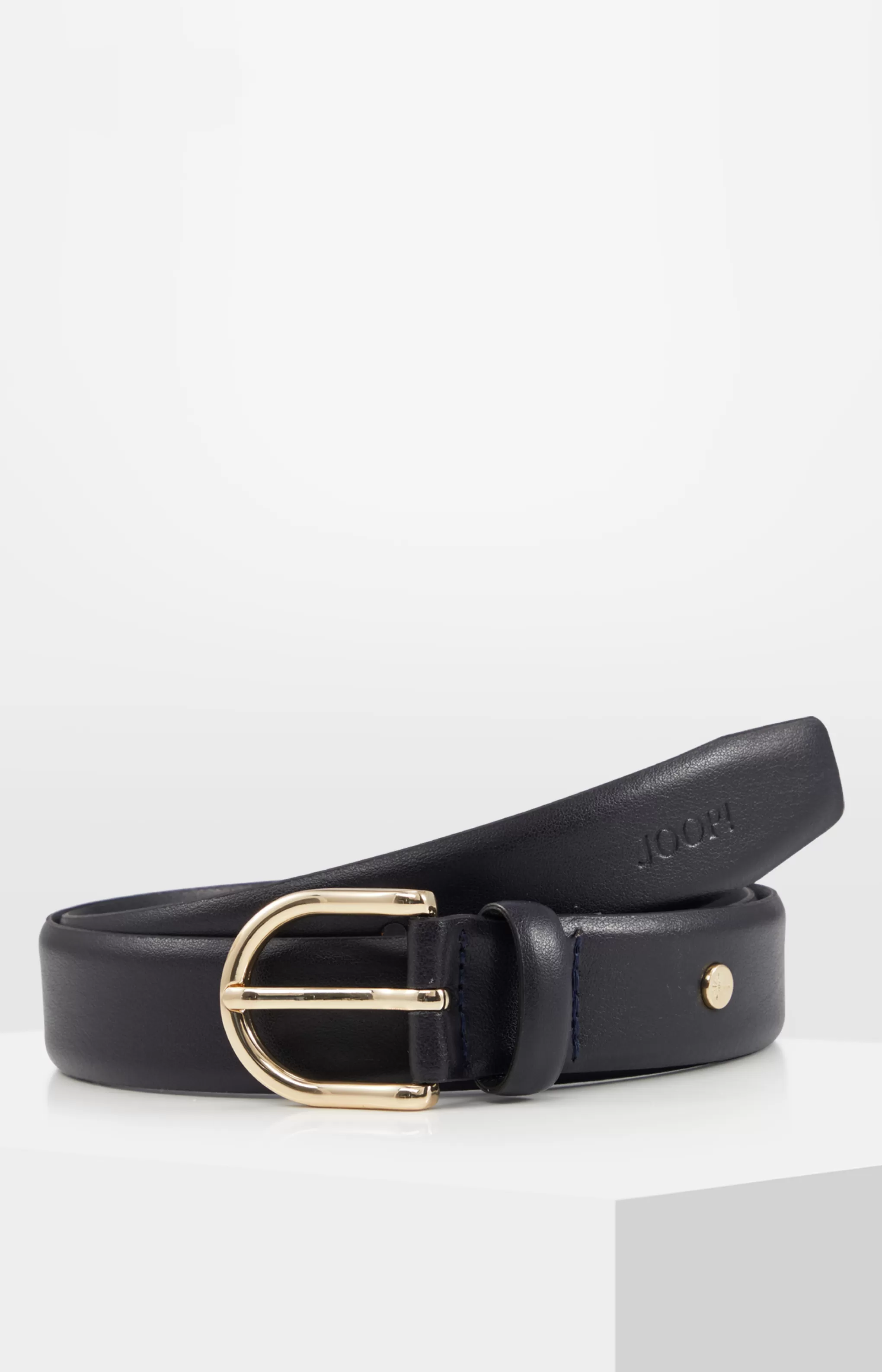 Belts*JOOP Belts Classic Leather Belt in Dark Blue