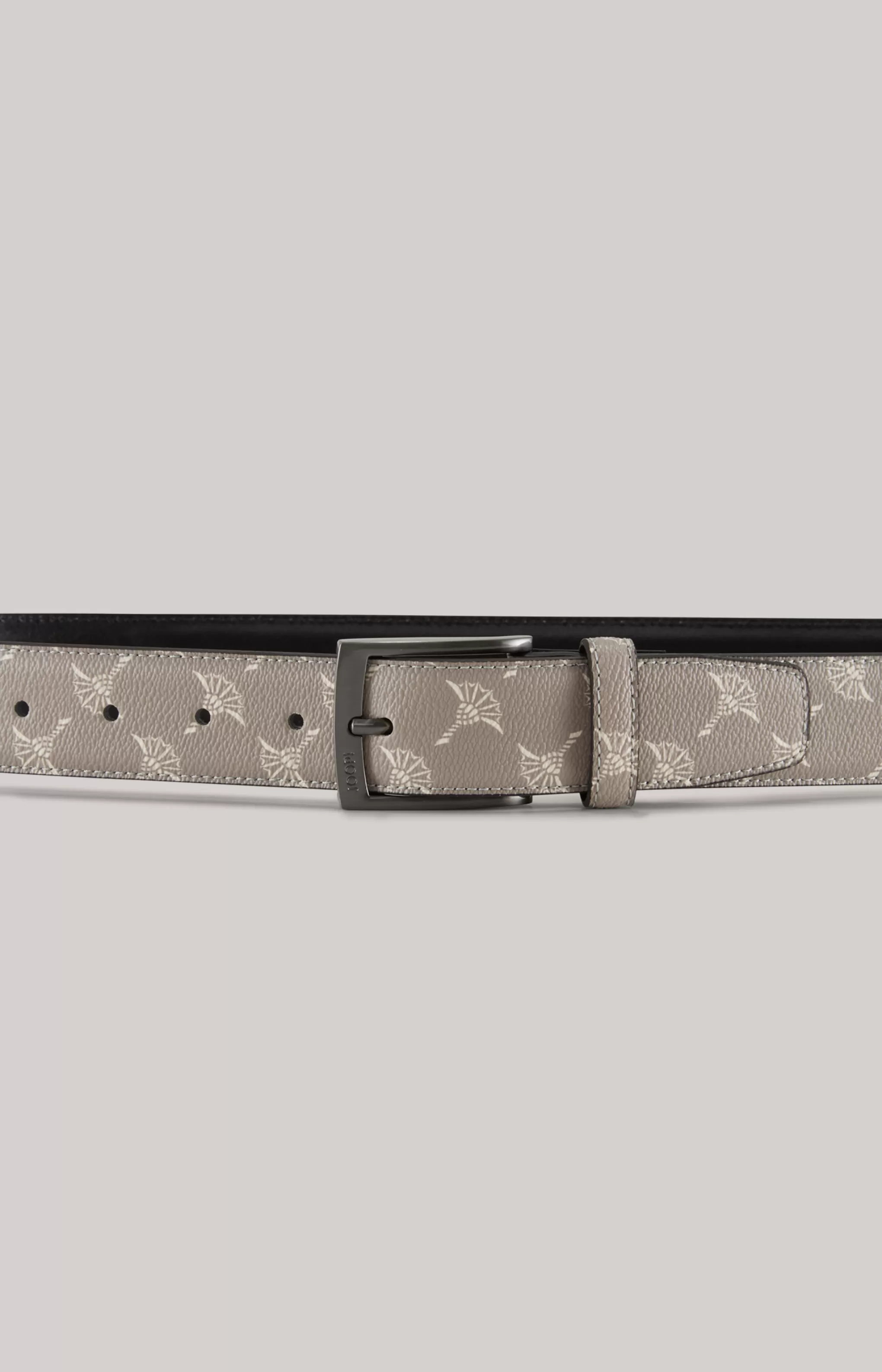 Belts*JOOP Belts Cornflower Belt in a Grey Pattern