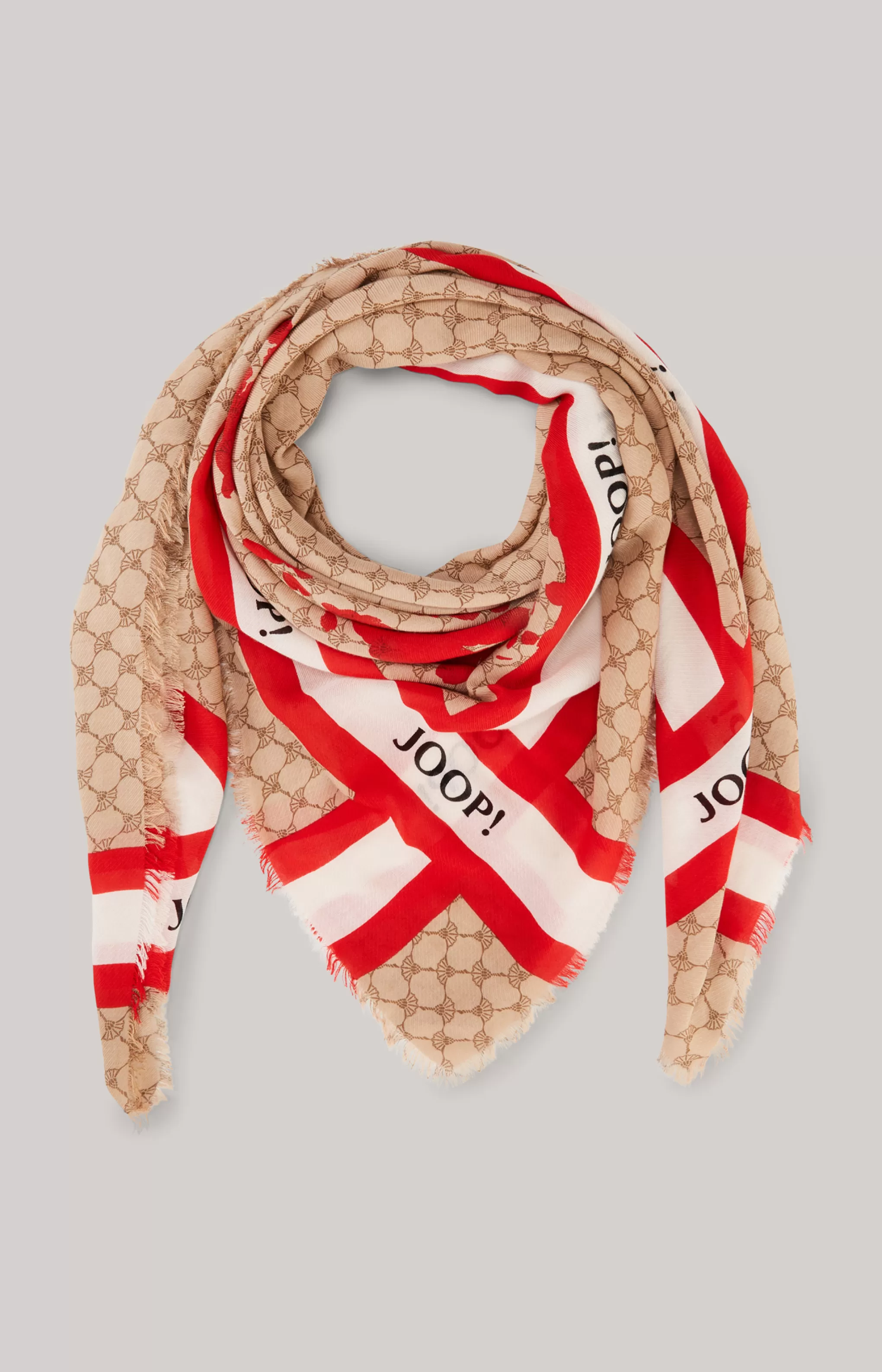 Scarves & Hats*JOOP Scarves & Hats Cornflower Scarf in Beige/