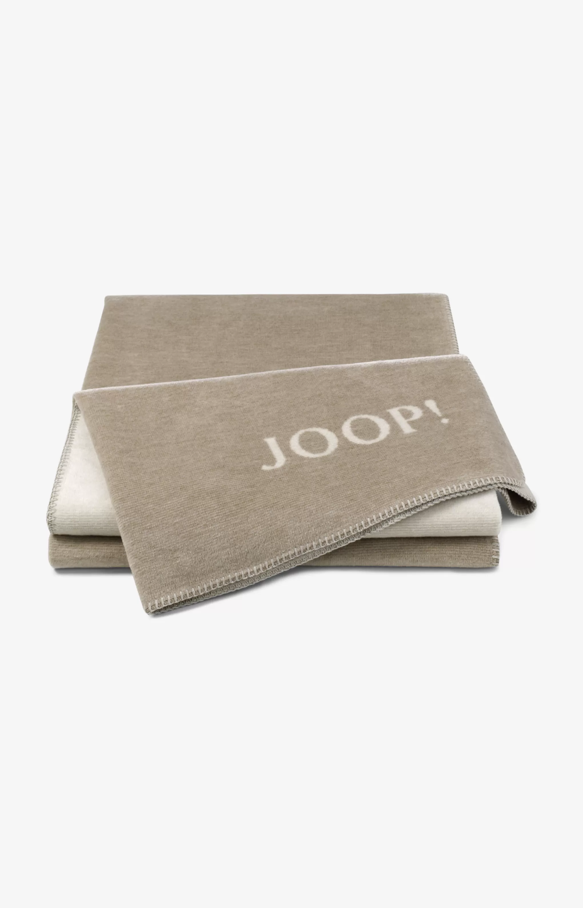 Throws & Blankets | Discover Everything*JOOP Throws & Blankets | Discover Everything Double-face blend blanket in sand/natural