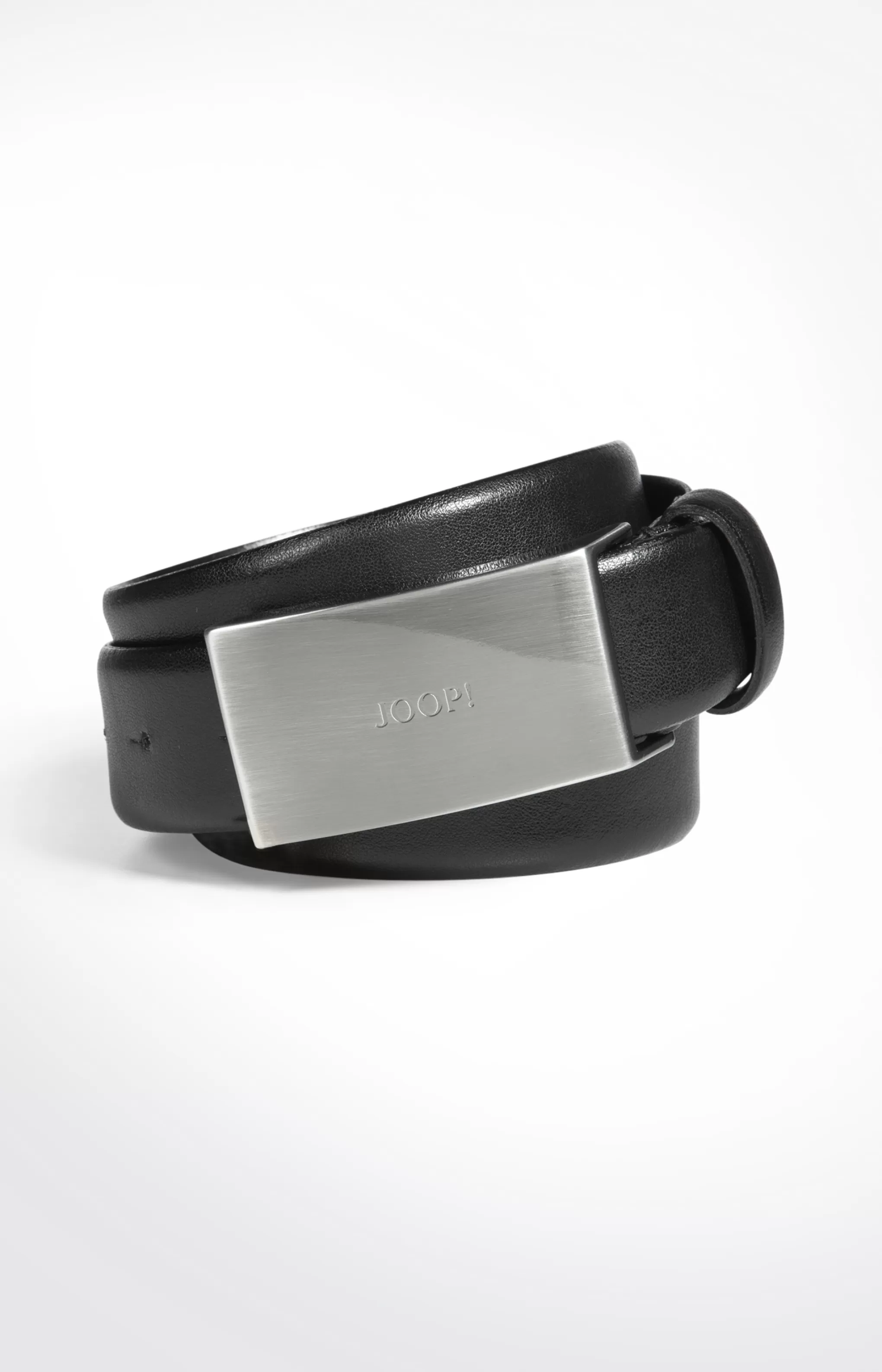 Belts*JOOP Belts Finely Grained Leather Belt in Black