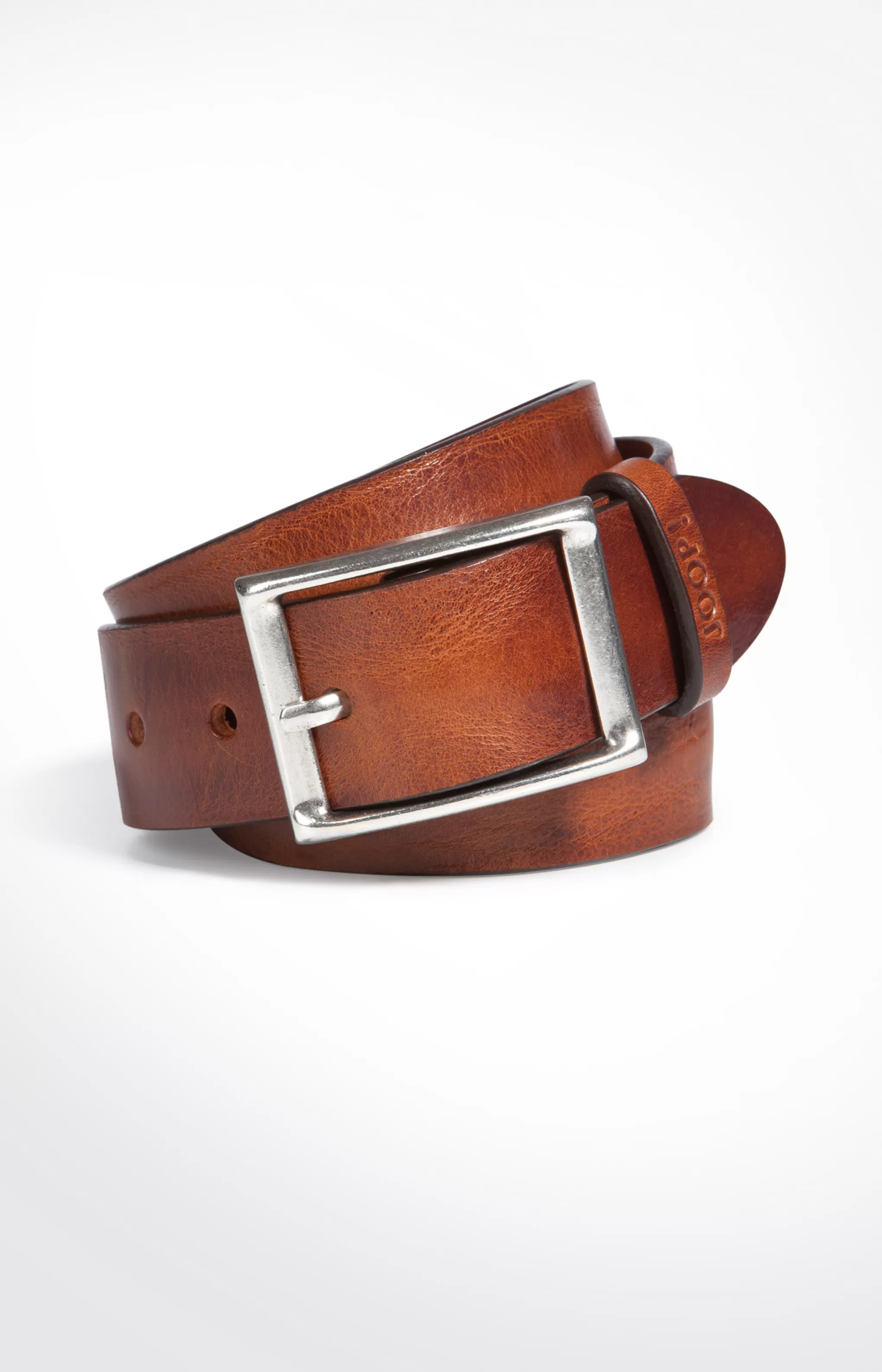 Belts*JOOP Belts Finely Textured Cowhide Belt in Cognac