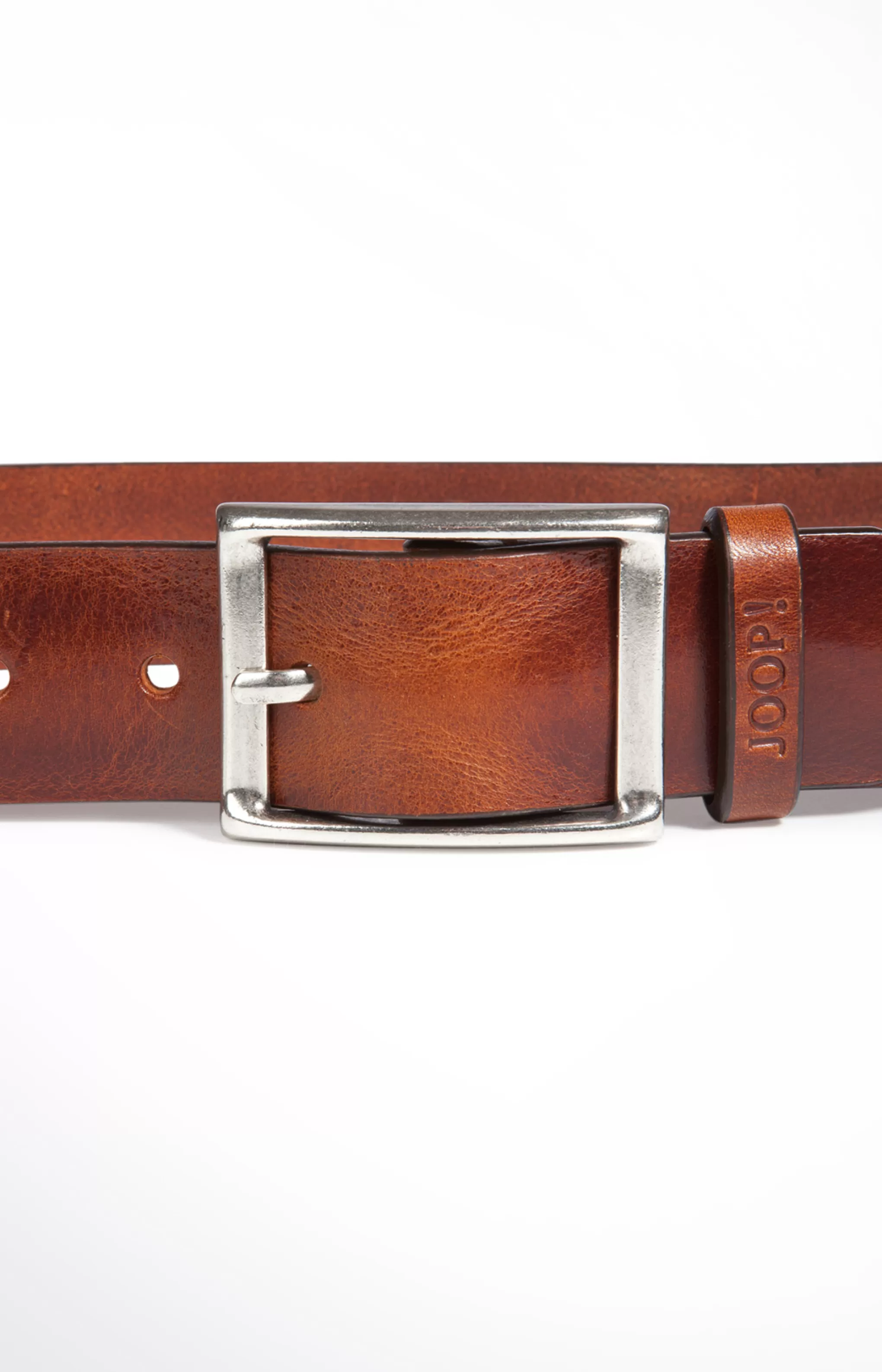 Belts*JOOP Belts Finely Textured Cowhide Belt in Cognac