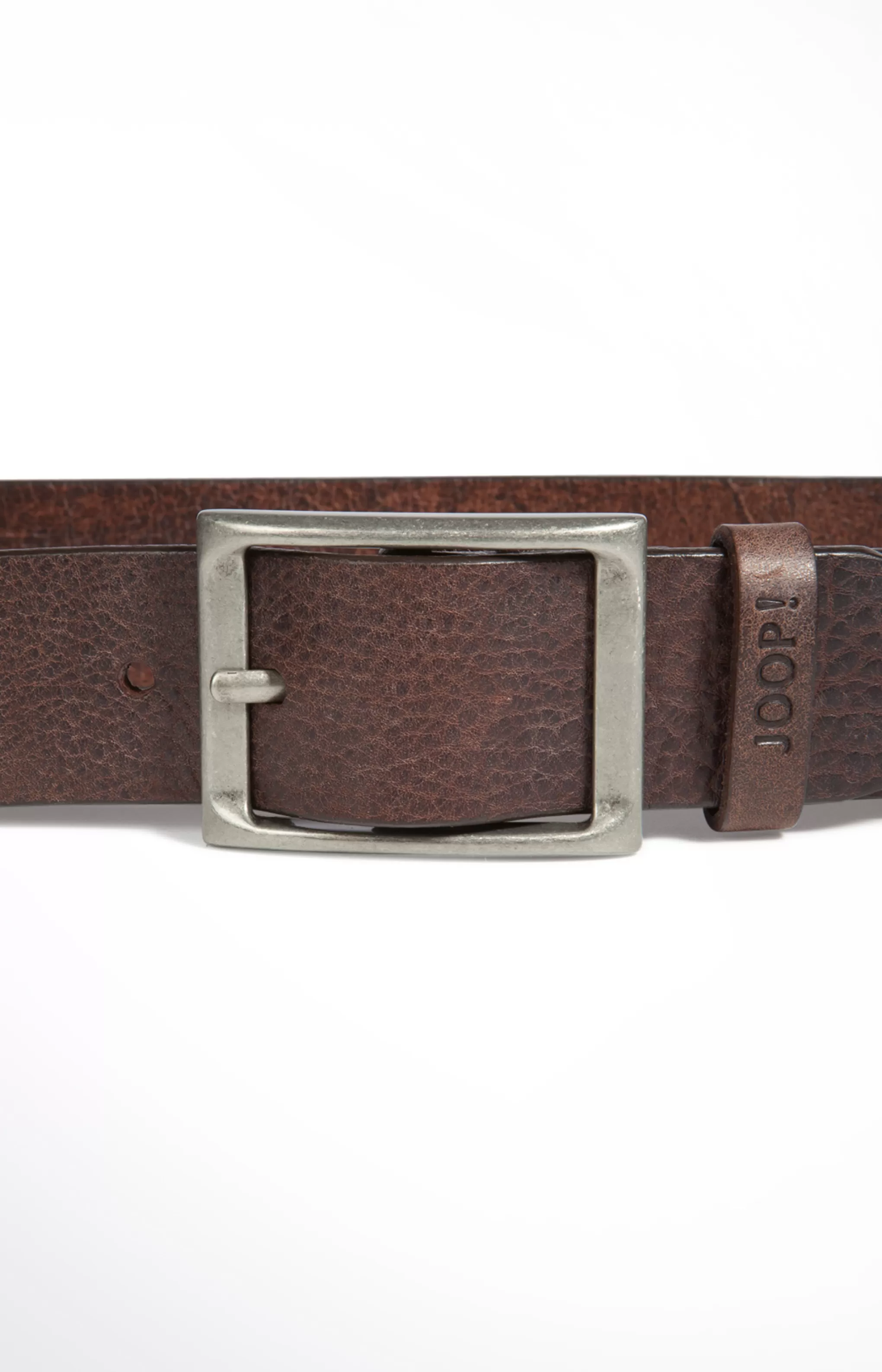 Belts*JOOP Belts Finely Textured Cowhide Belt in Dark Brown