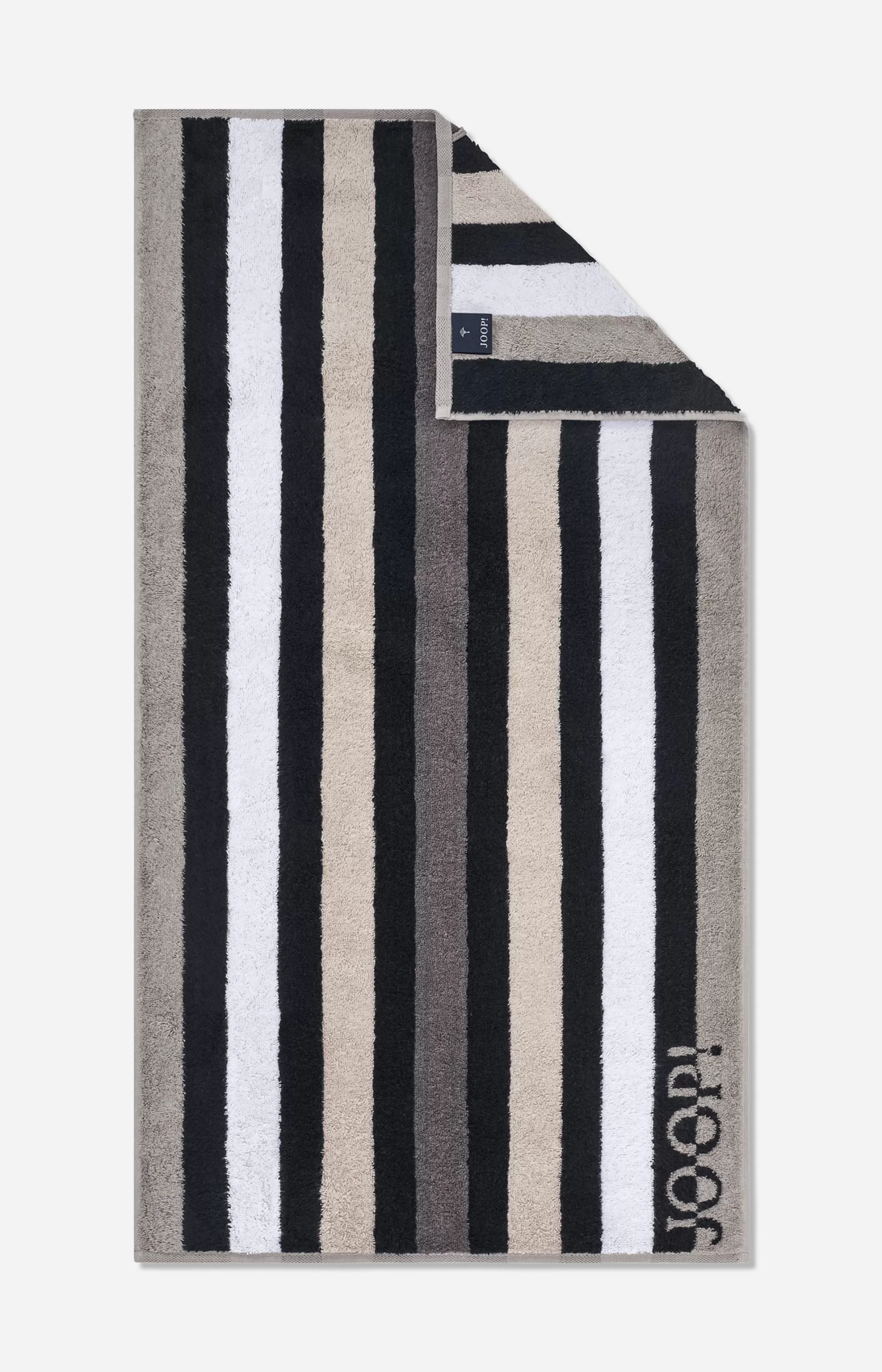 - Shower Towel*JOOP - Shower Towel French Fryer Series ! TONE STRIPES in platinum stripe