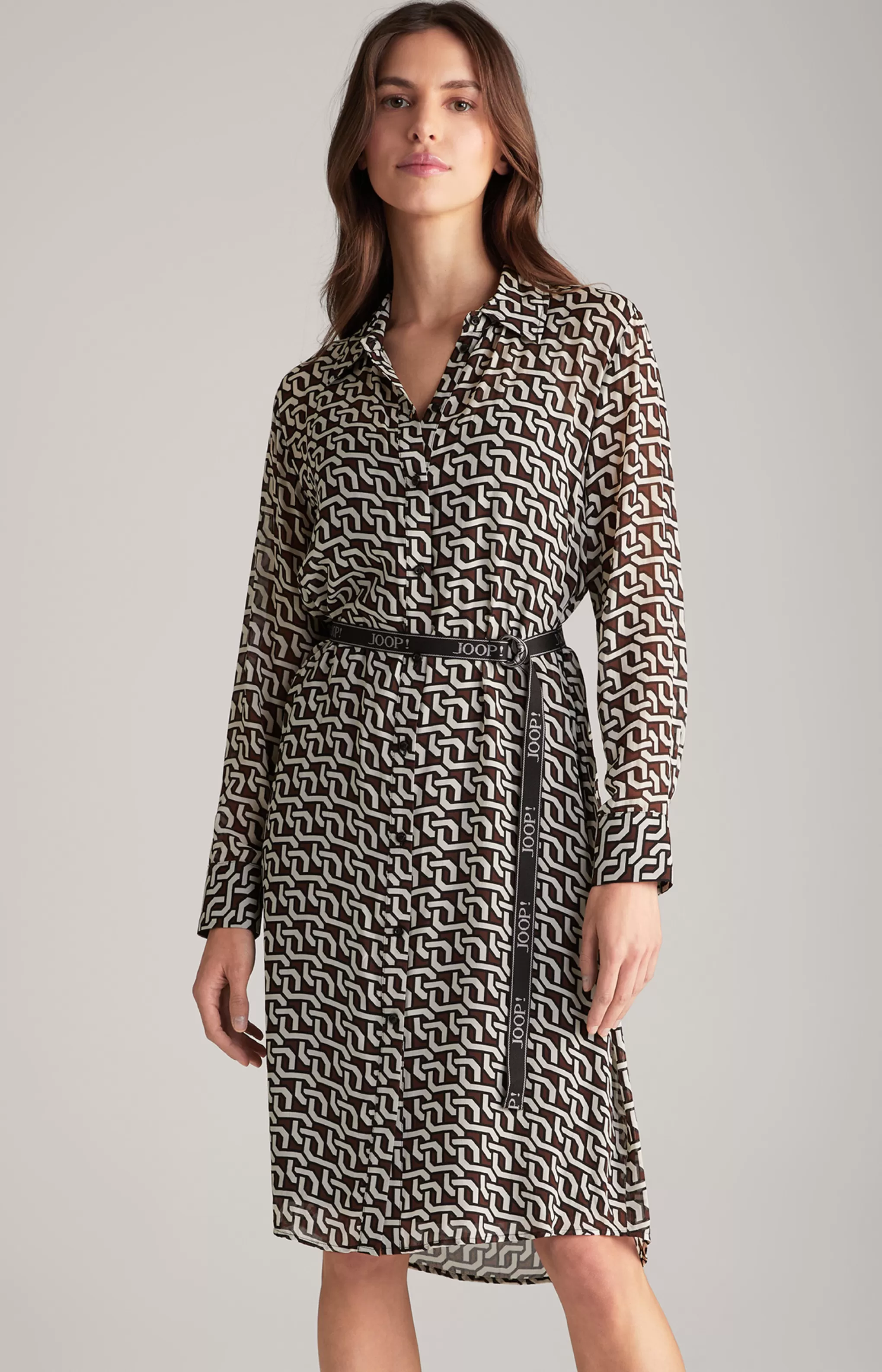 Dresses & Skirts | Clothing*JOOP Dresses & Skirts | Clothing Georgette Shirt Dress in a Pattern
