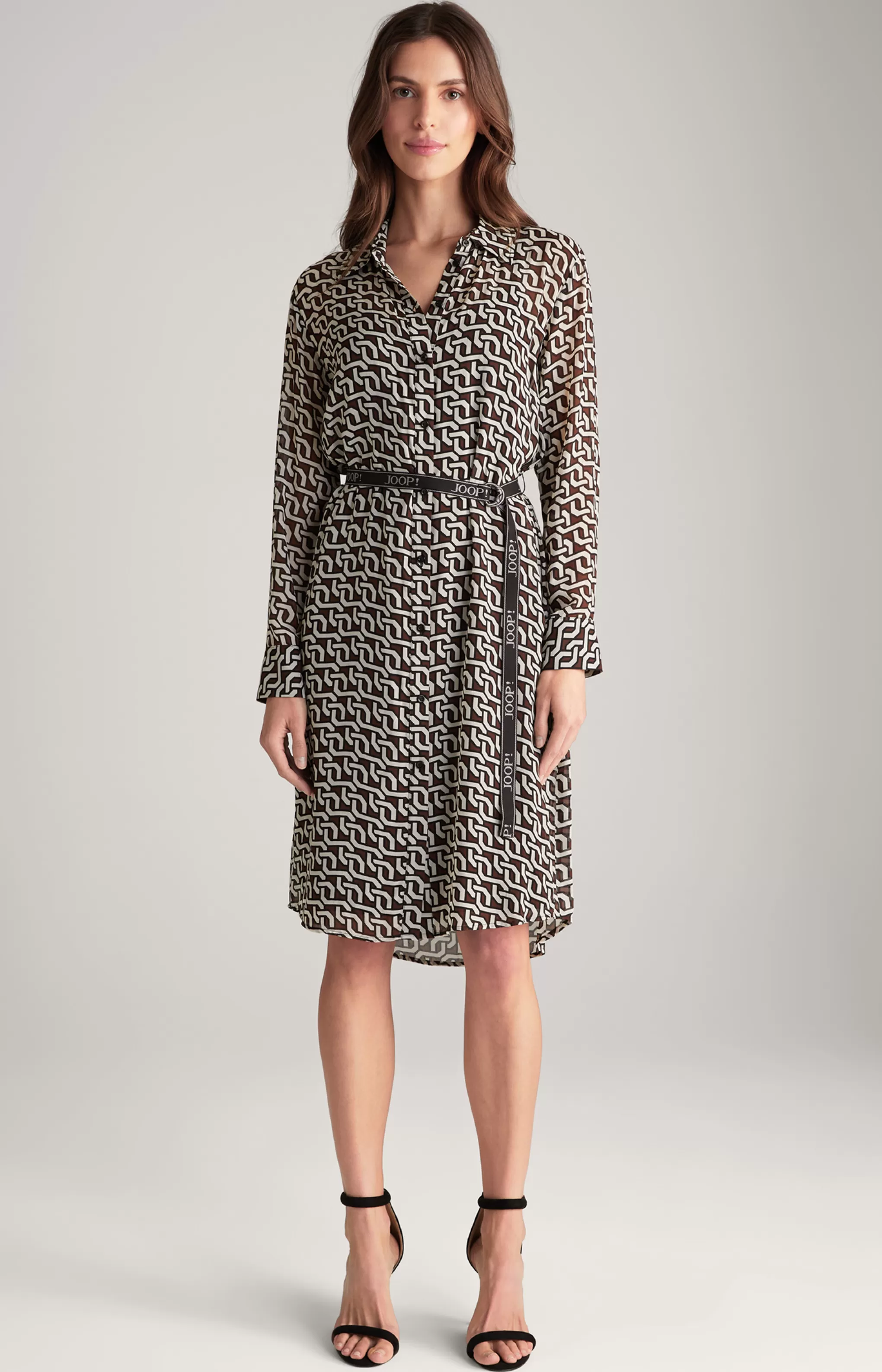 Dresses & Skirts | Clothing*JOOP Dresses & Skirts | Clothing Georgette Shirt Dress in a Pattern