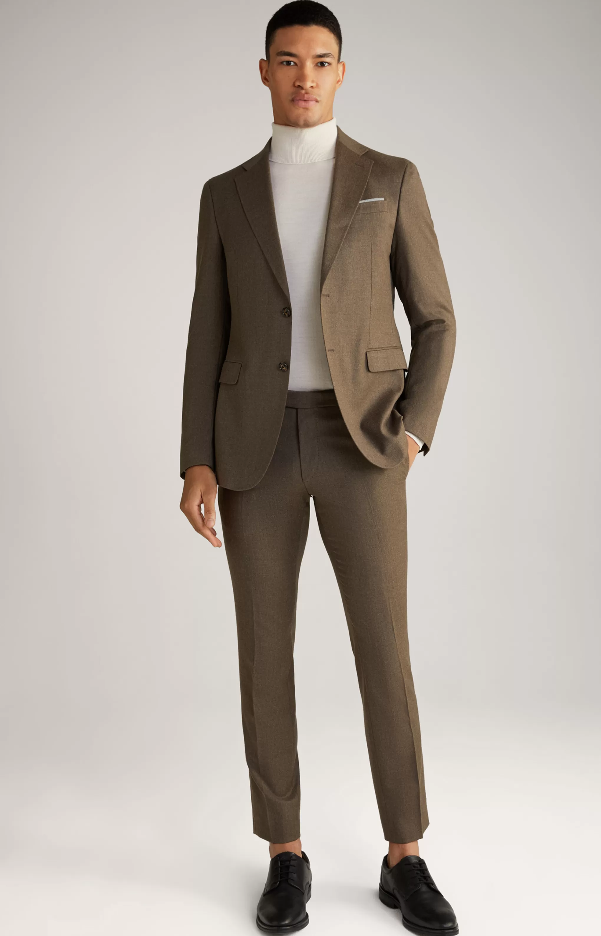 Suits | Clothing*JOOP Suits | Clothing Haspar-Bloom Flannel Suit in Dark Brown Mélange