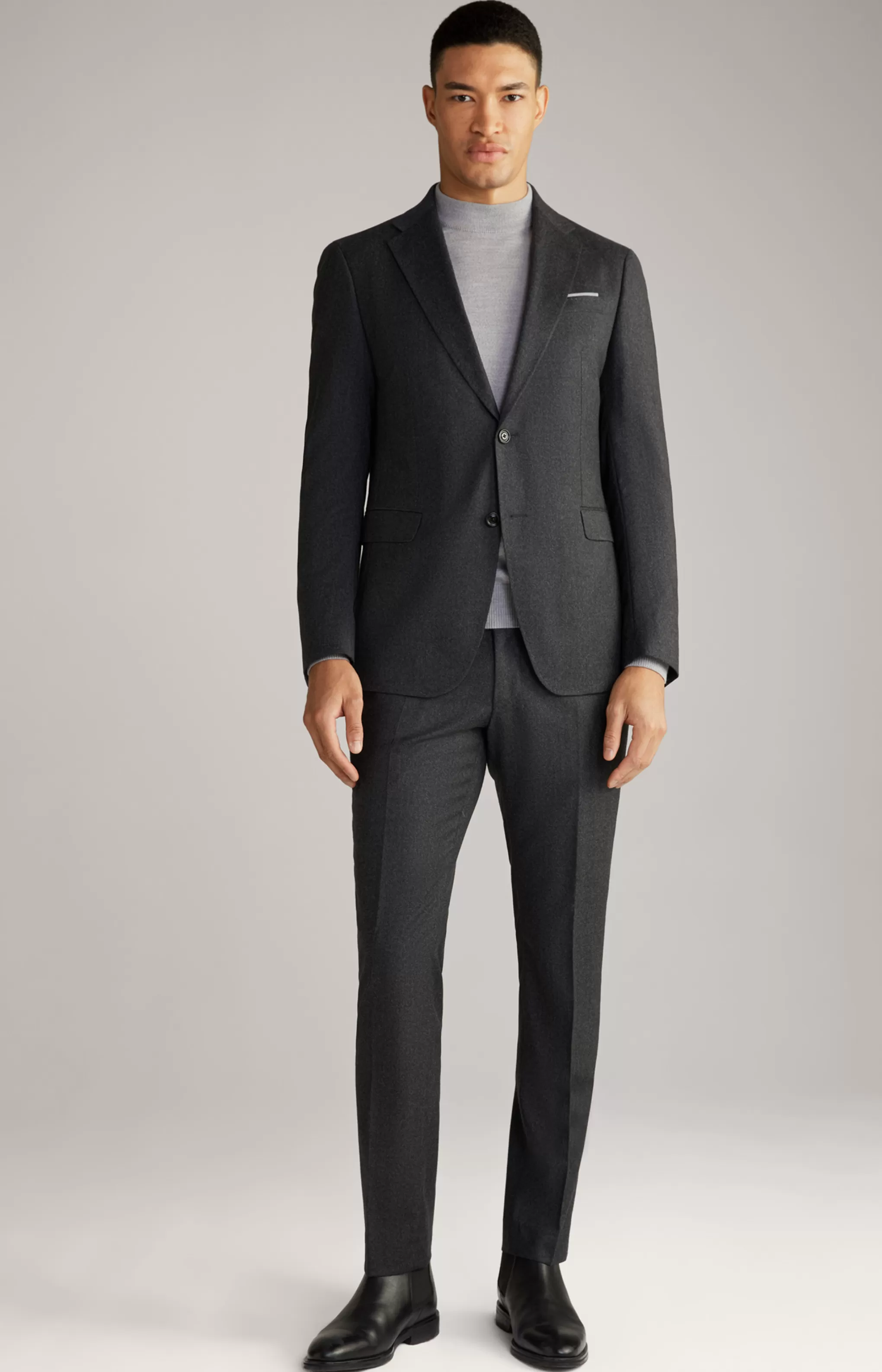 Suits | Clothing*JOOP Suits | Clothing Haspar-Bloom Flannel Suit in Grey Melange