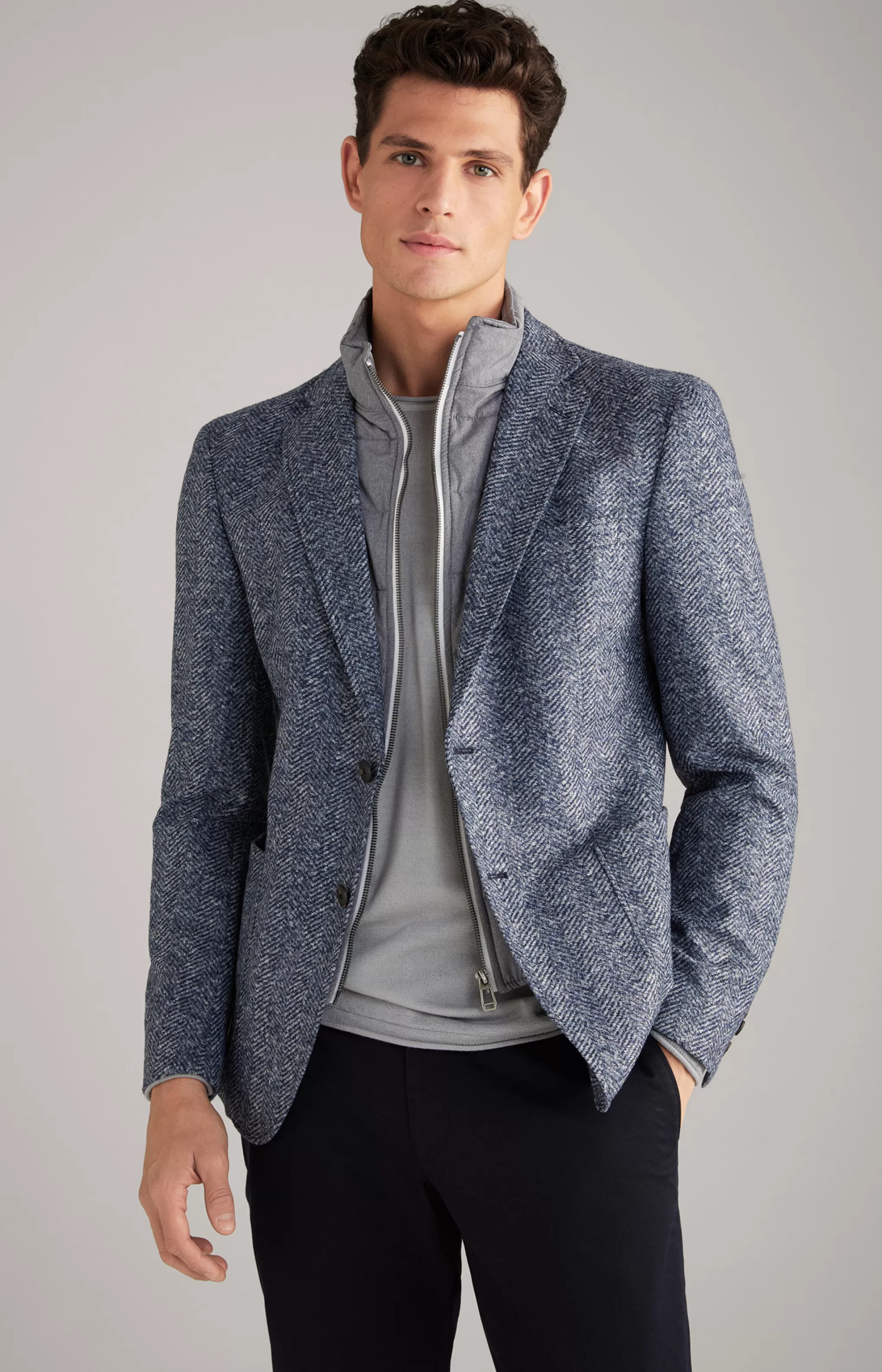 Jackets | Clothing*JOOP Jackets | Clothing Hecton Jacket in a Blue and White Pattern