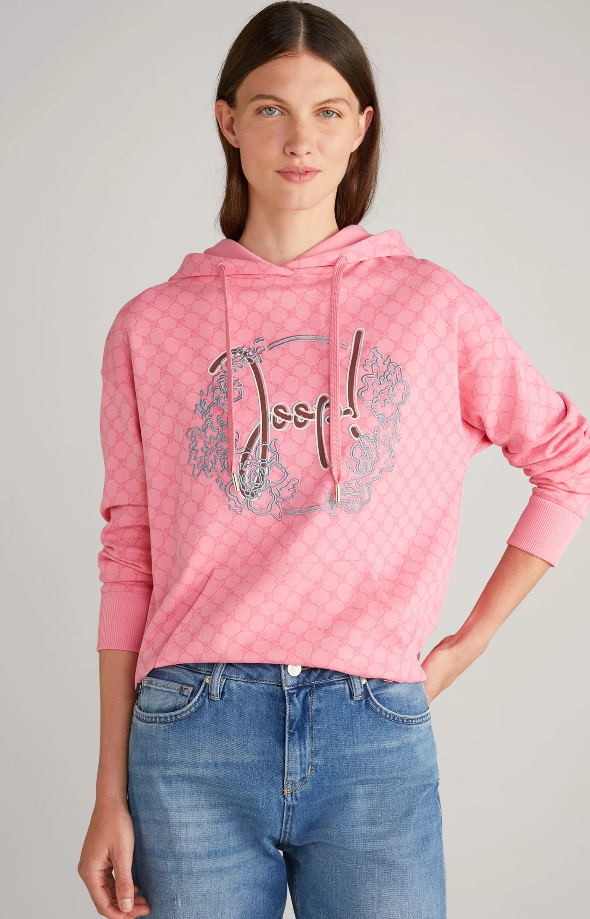 Shirts & Sweats | Clothing*JOOP Shirts & Sweats | Clothing Hoodie in Pink, Patterned