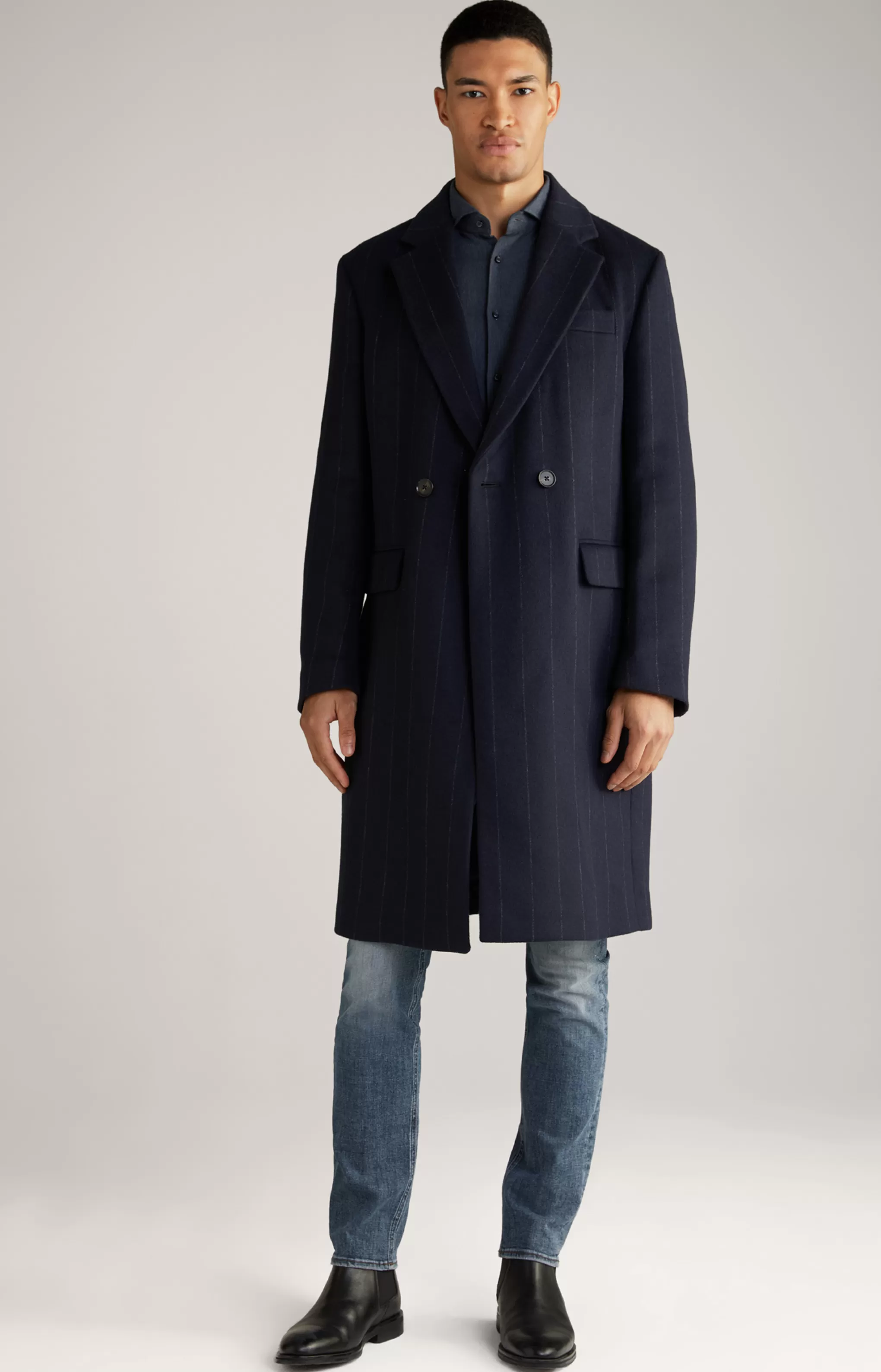 Coats | Clothing*JOOP Coats | Clothing Jennis Coat in Dark Blue Stripes