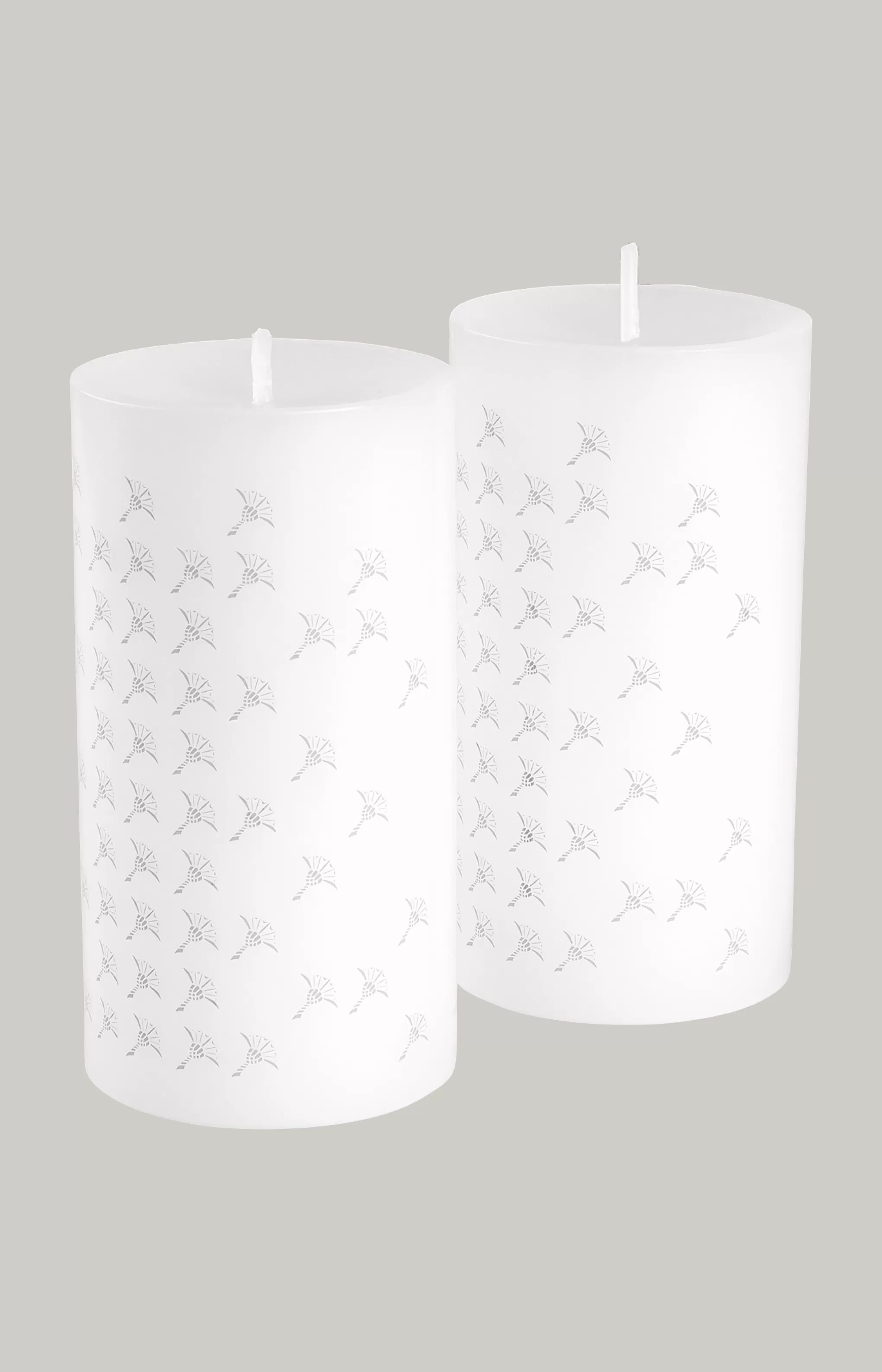 Home Accessories | Discover Everything | Candles & Candleholders | Table Accessories*JOOP Home Accessories | Discover Everything | Candles & Candleholders | Table Accessories ! FADED CORNFLOWER Pillar Candles in - Set of 2, 15 cm tall