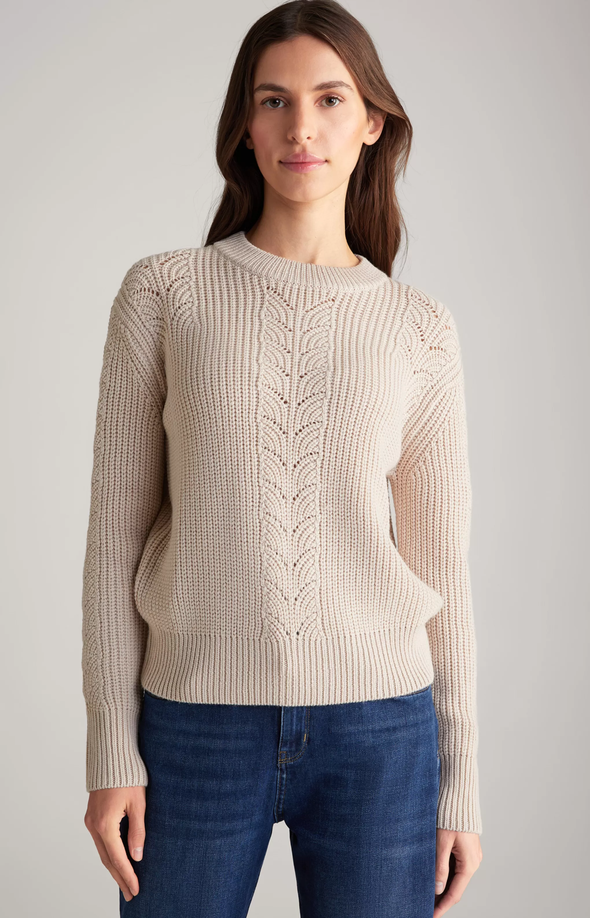 Knitwear | Clothing*JOOP Knitwear | Clothing Knitted Pullover in Champagne