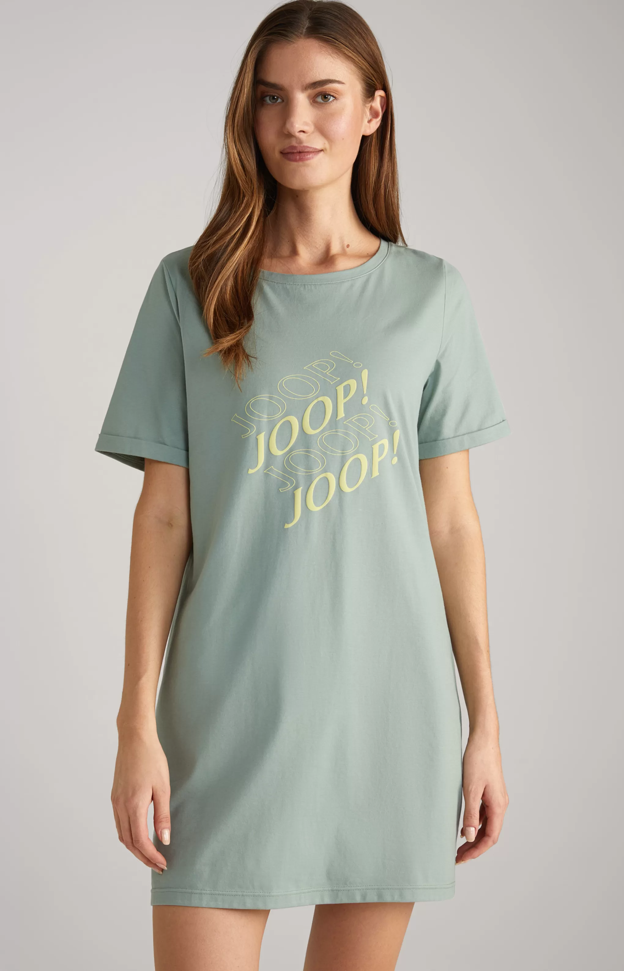 Loungewear & Nightwear*JOOP Loungewear & Nightwear Long Loungewear Shirt in Sea Grass