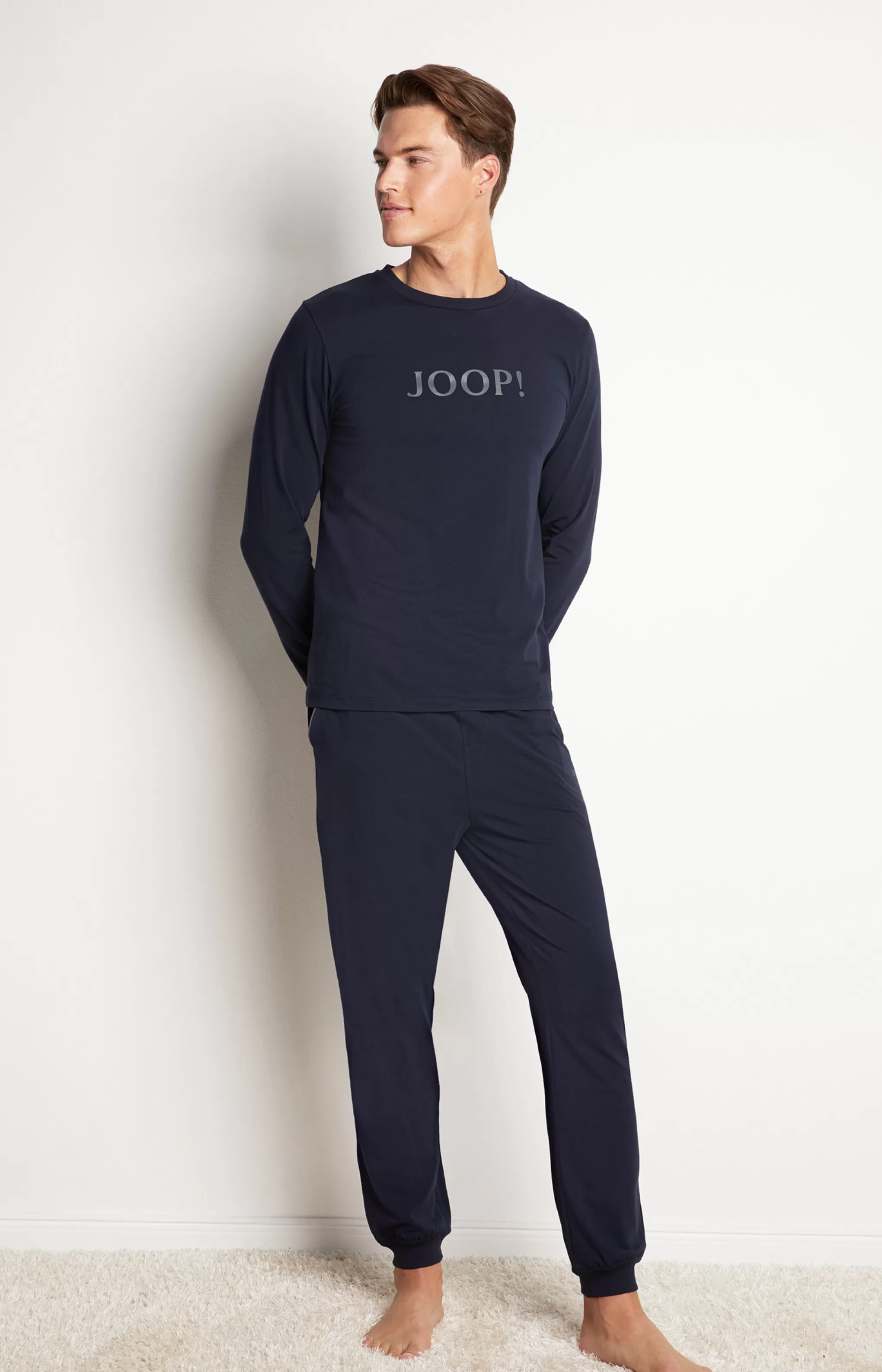 Sweatshirts*JOOP Sweatshirts Long Sleeve Loungewear Top in Dark Blue