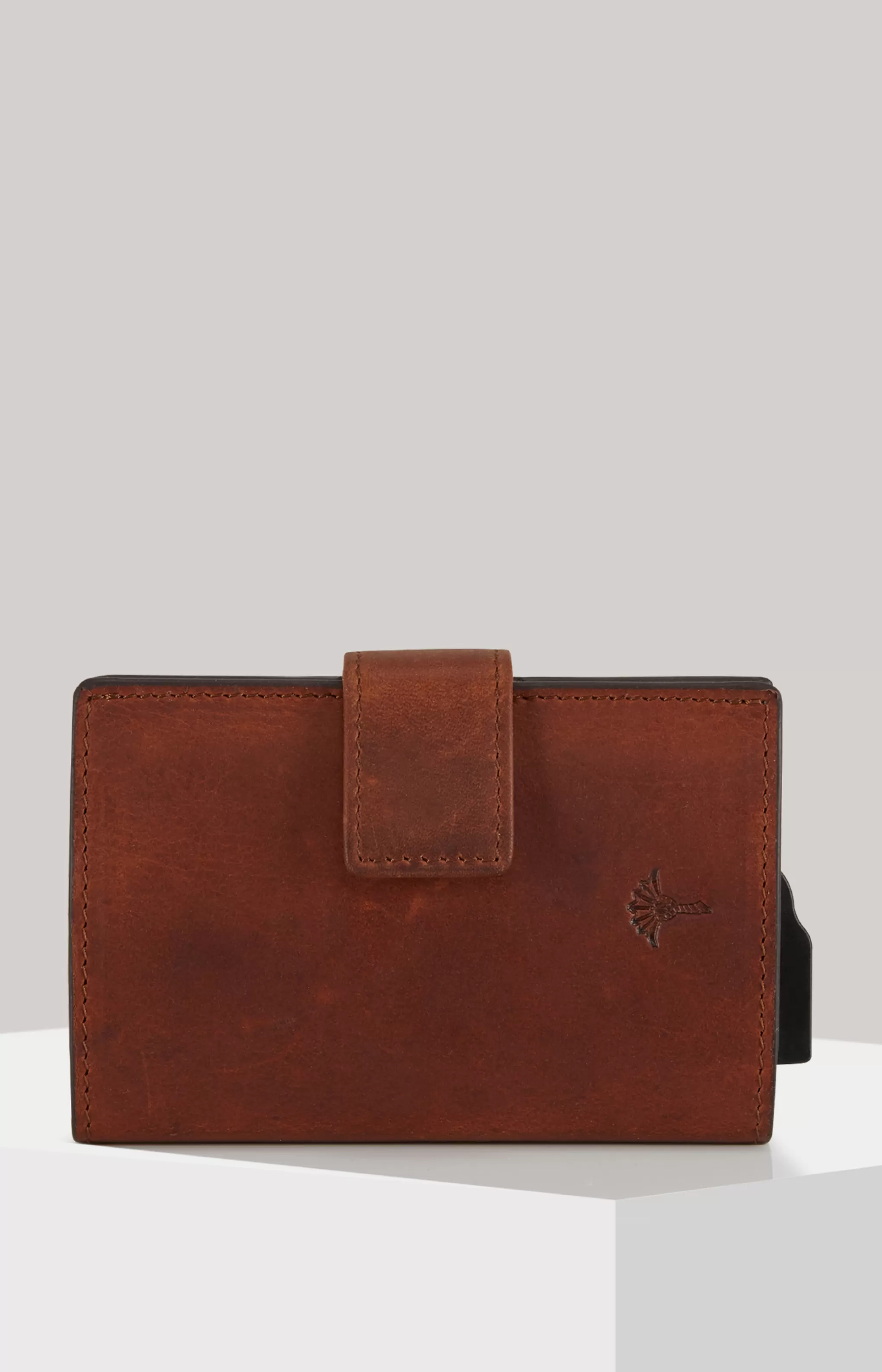 Small Leather Goods*JOOP Small Leather Goods Loreto C-Three E-Cage Wallet in Cognac Brown