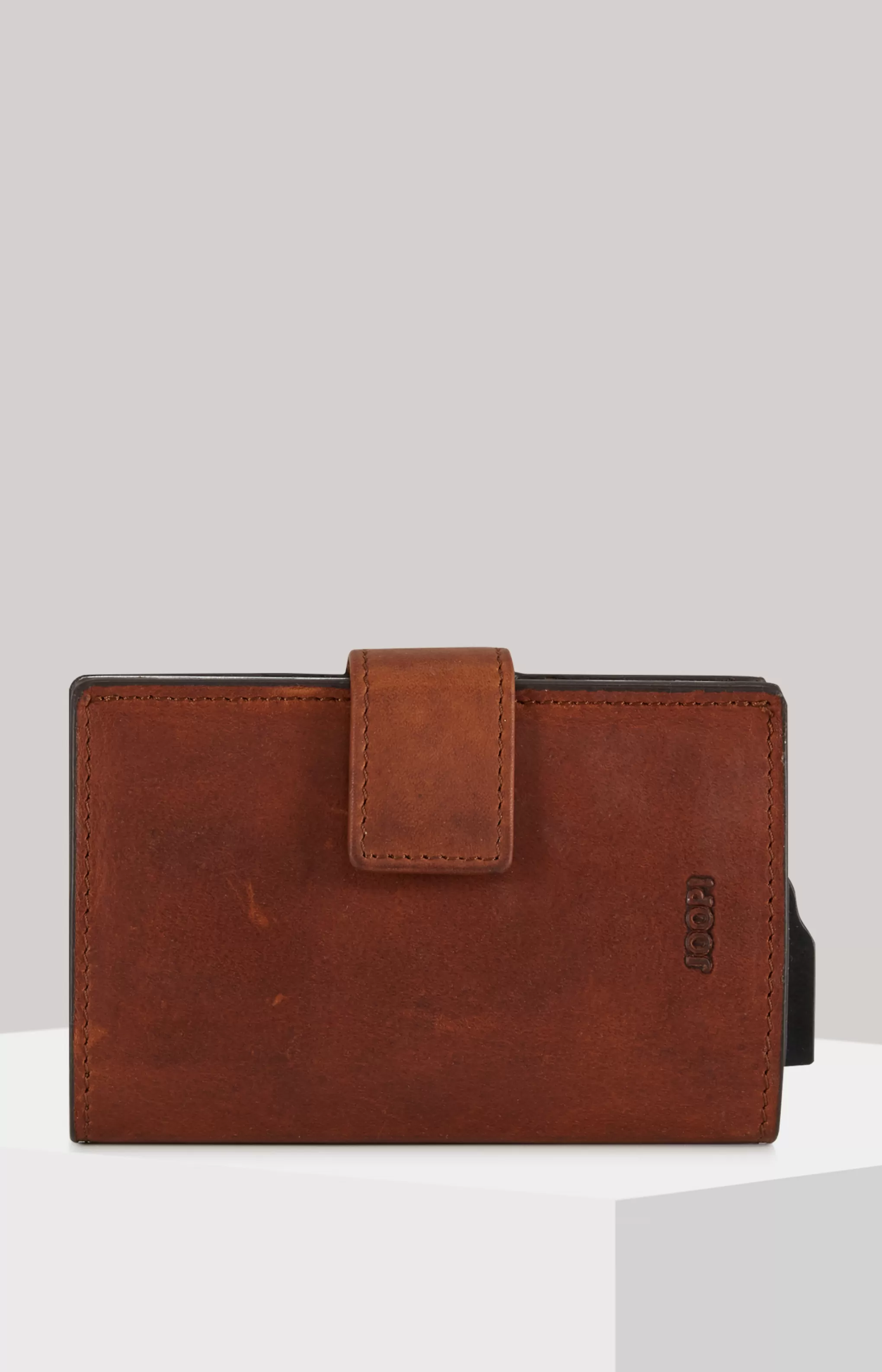 Small Leather Goods*JOOP Small Leather Goods Loreto C-Two E-Cage Wallet in Cognac Brown