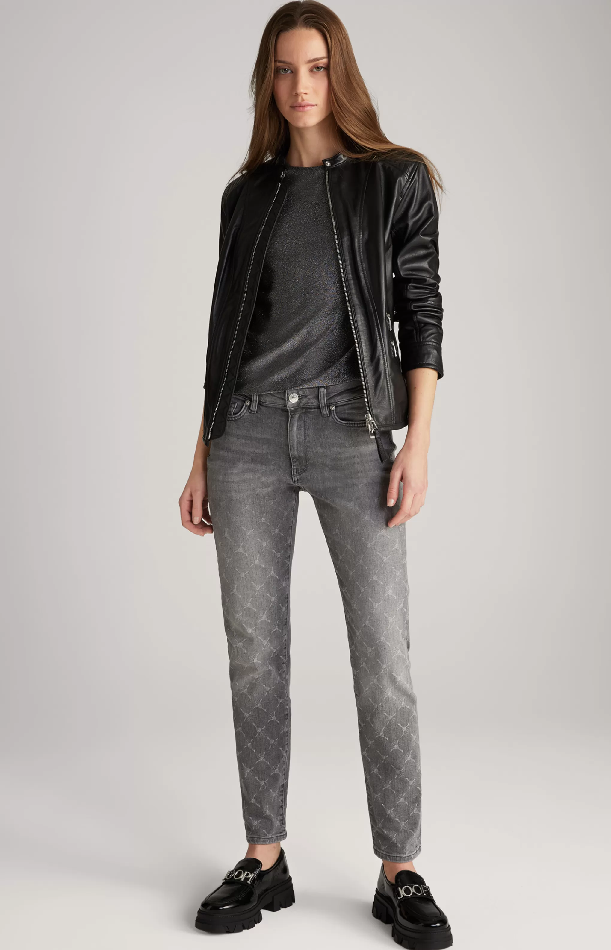 Shirts & Sweats | Blouses | Clothing*JOOP Shirts & Sweats | Blouses | Clothing Lurex Blouse in Grey Glitter