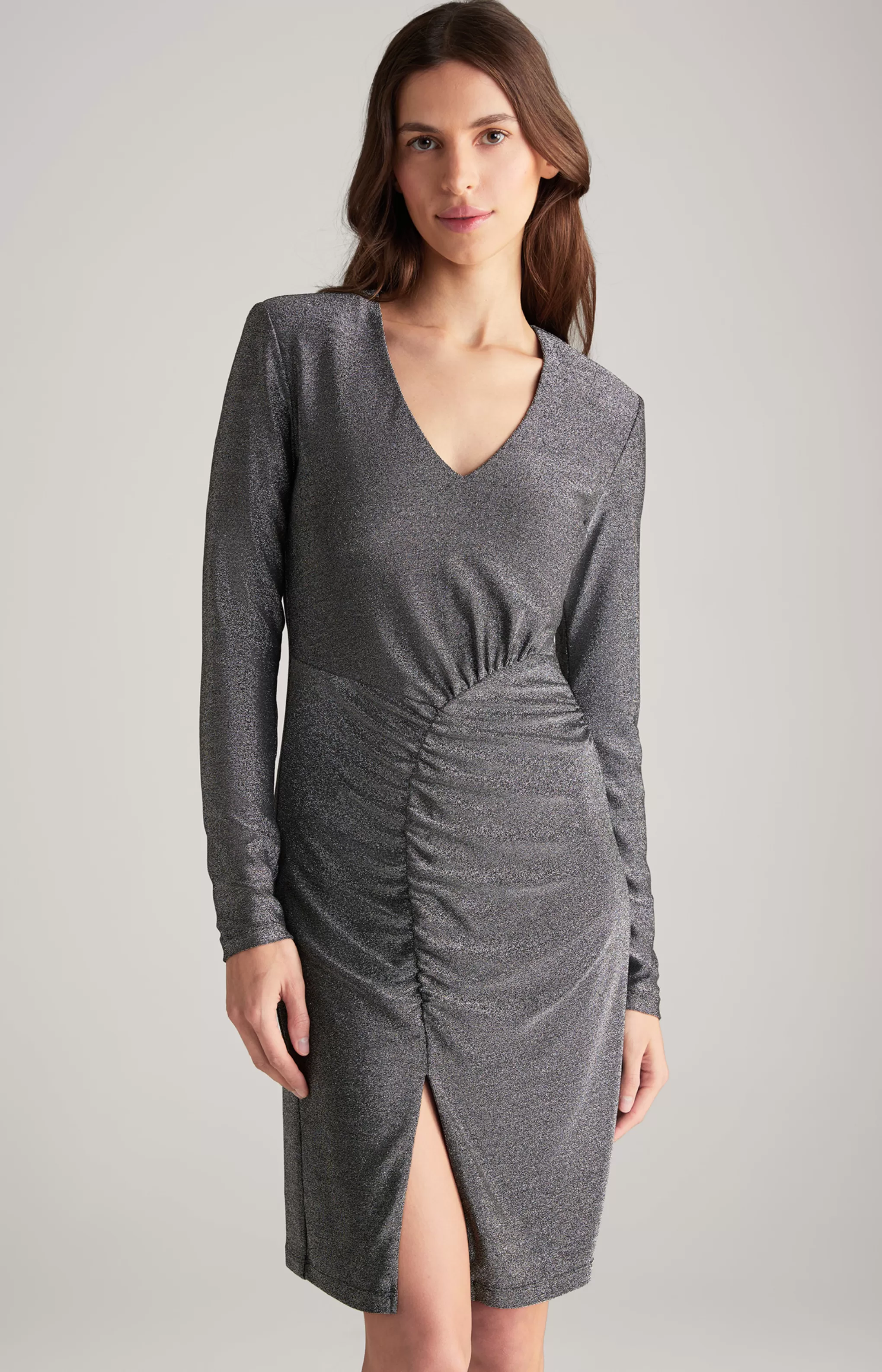 Dresses & Skirts | Clothing*JOOP Dresses & Skirts | Clothing Lurex Dress in Glittery Grey