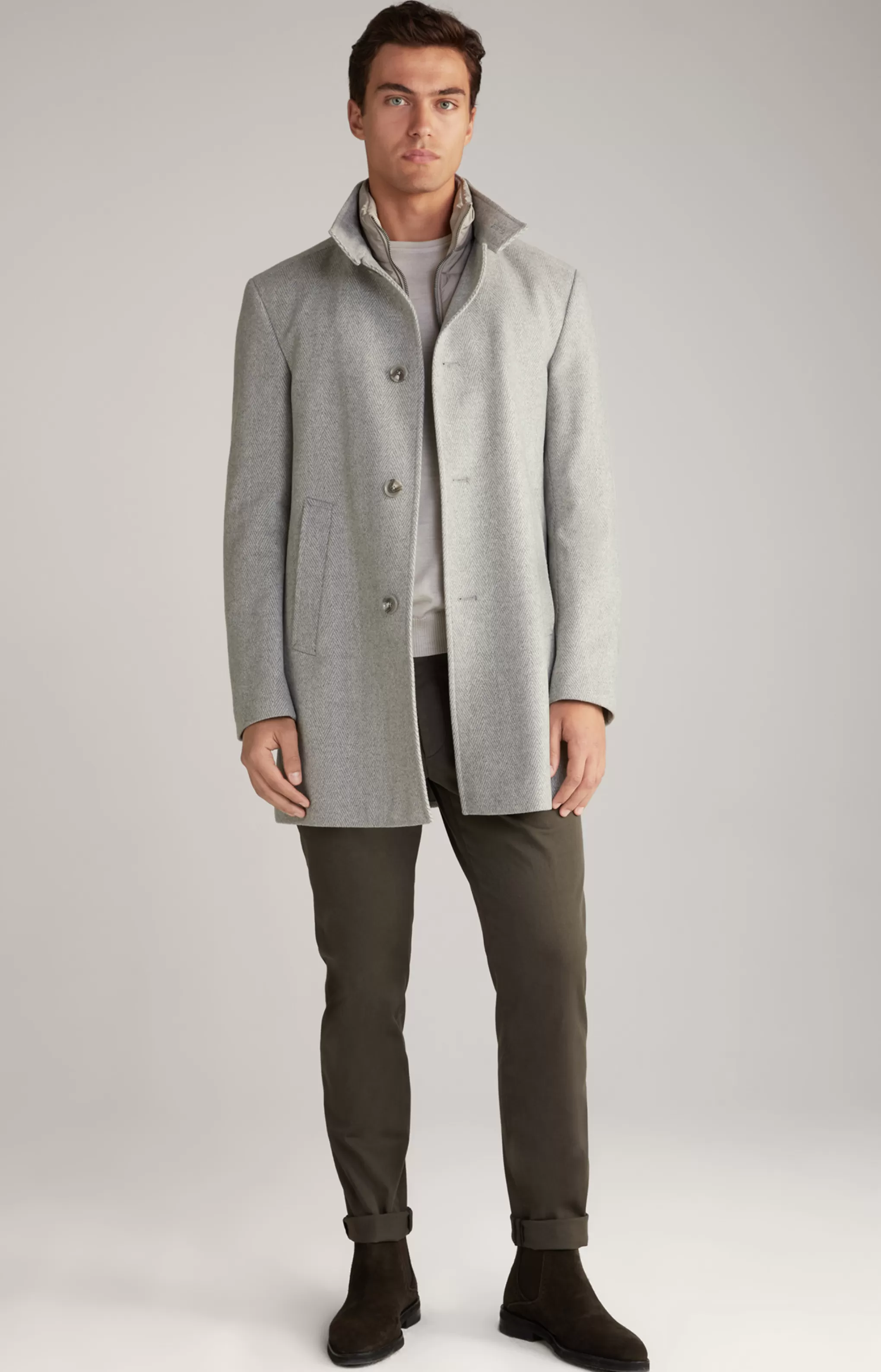 Coats | Clothing*JOOP Coats | Clothing Maico Coat in a Light Beige Pattern