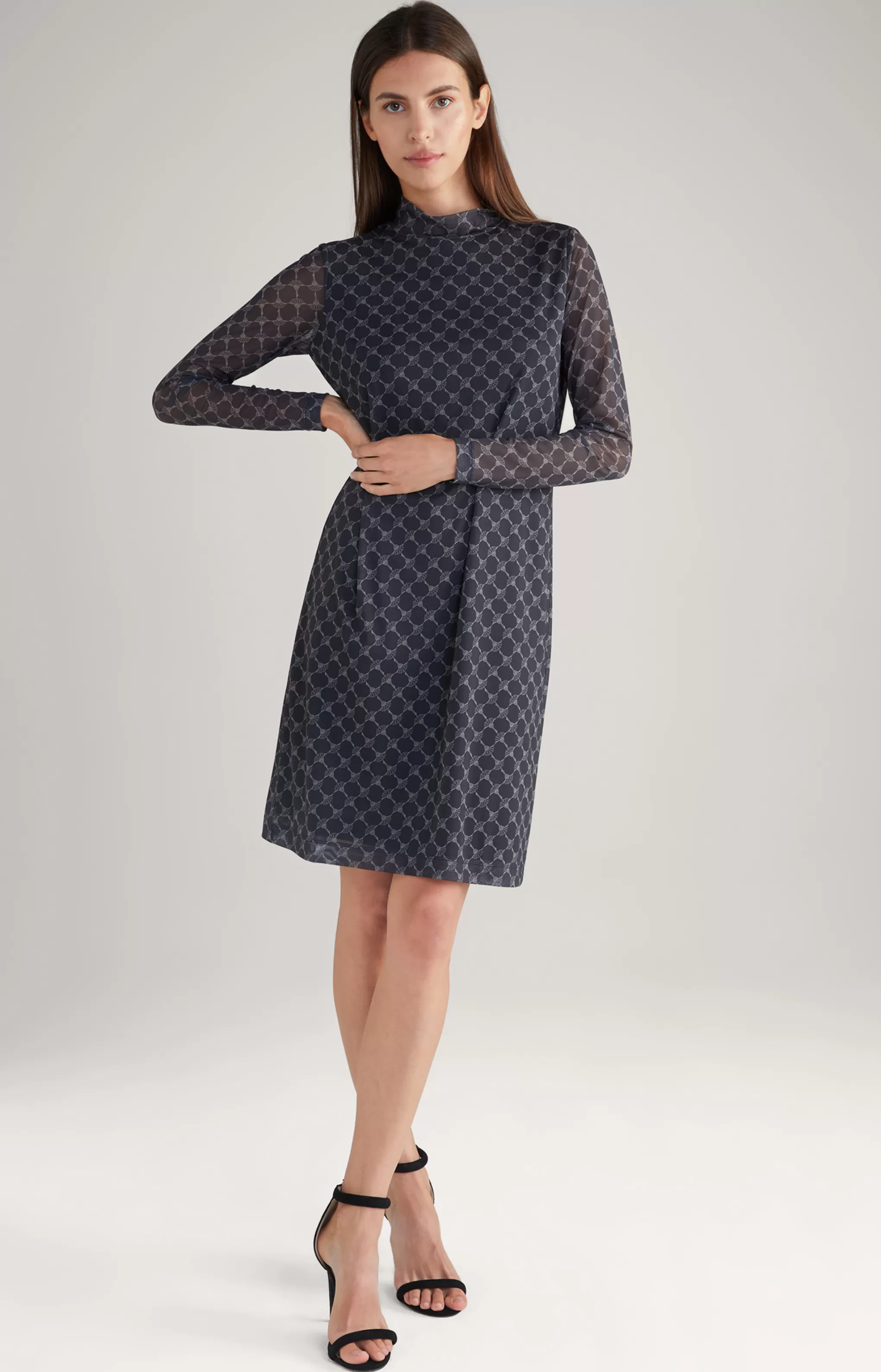 Dresses & Skirts | Shirts & Sweats | Clothing*JOOP Dresses & Skirts | Shirts & Sweats | Clothing Mesh Dress in a Grey Pattern