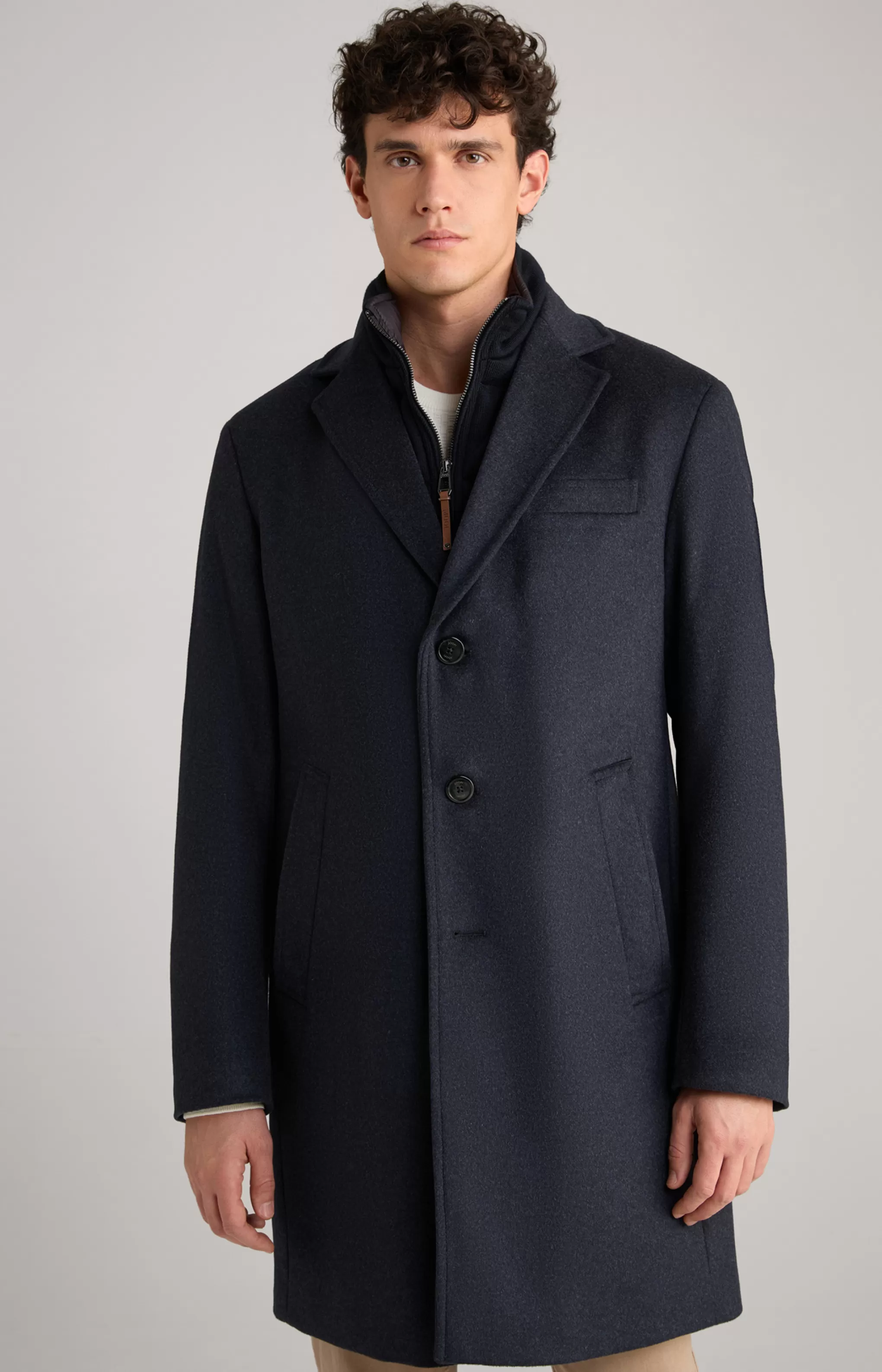 Coats | Clothing*JOOP Coats | Clothing Morris Coat in Dark Blue Marl