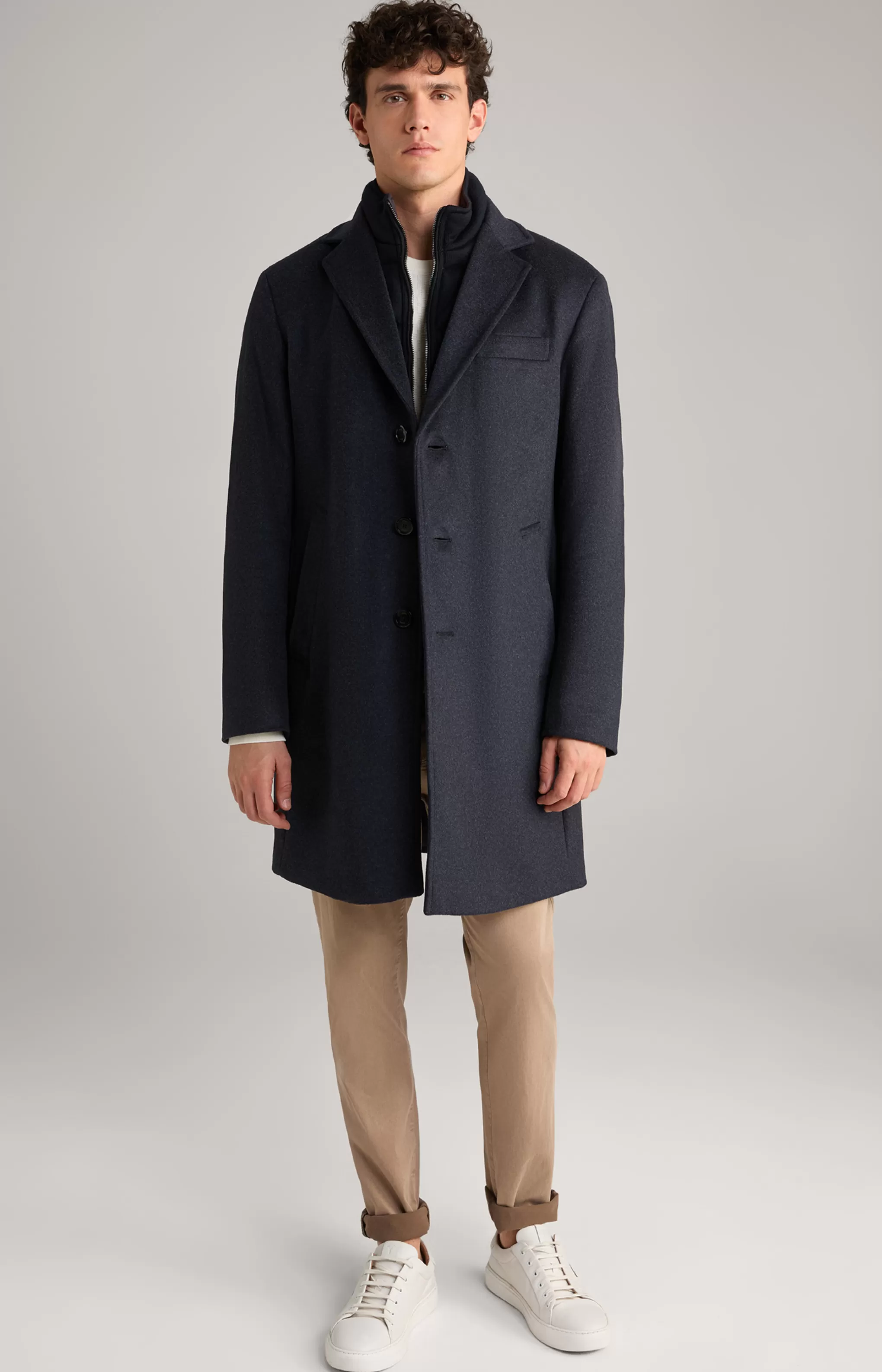 Coats | Clothing*JOOP Coats | Clothing Morris Coat in Dark Blue Marl