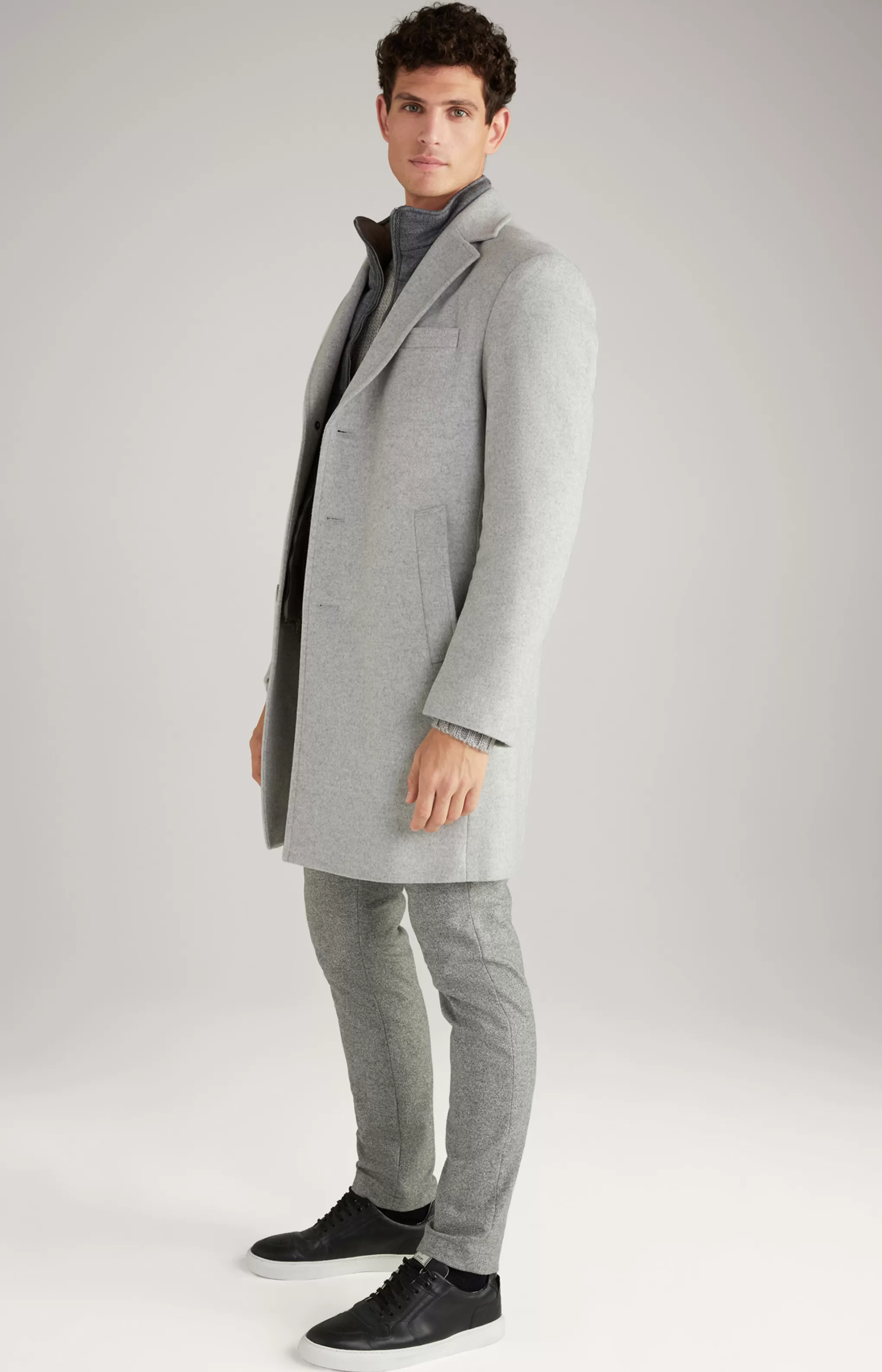 Coats | Clothing*JOOP Coats | Clothing Morris Coat in Mottled Light Grey