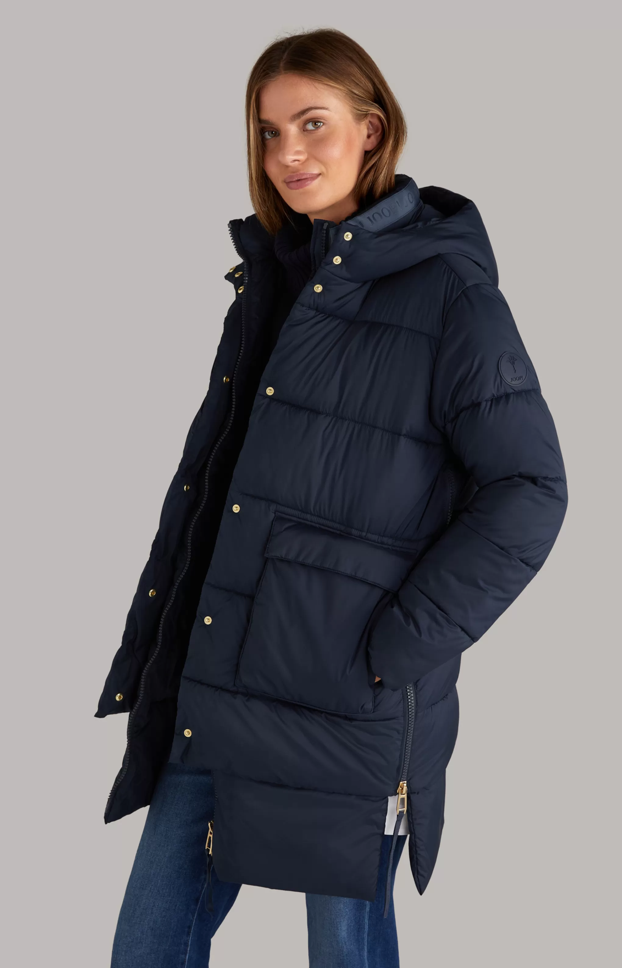 Jackets And Coats*JOOP Jackets And Coats Quilted Coat in Dark Blue