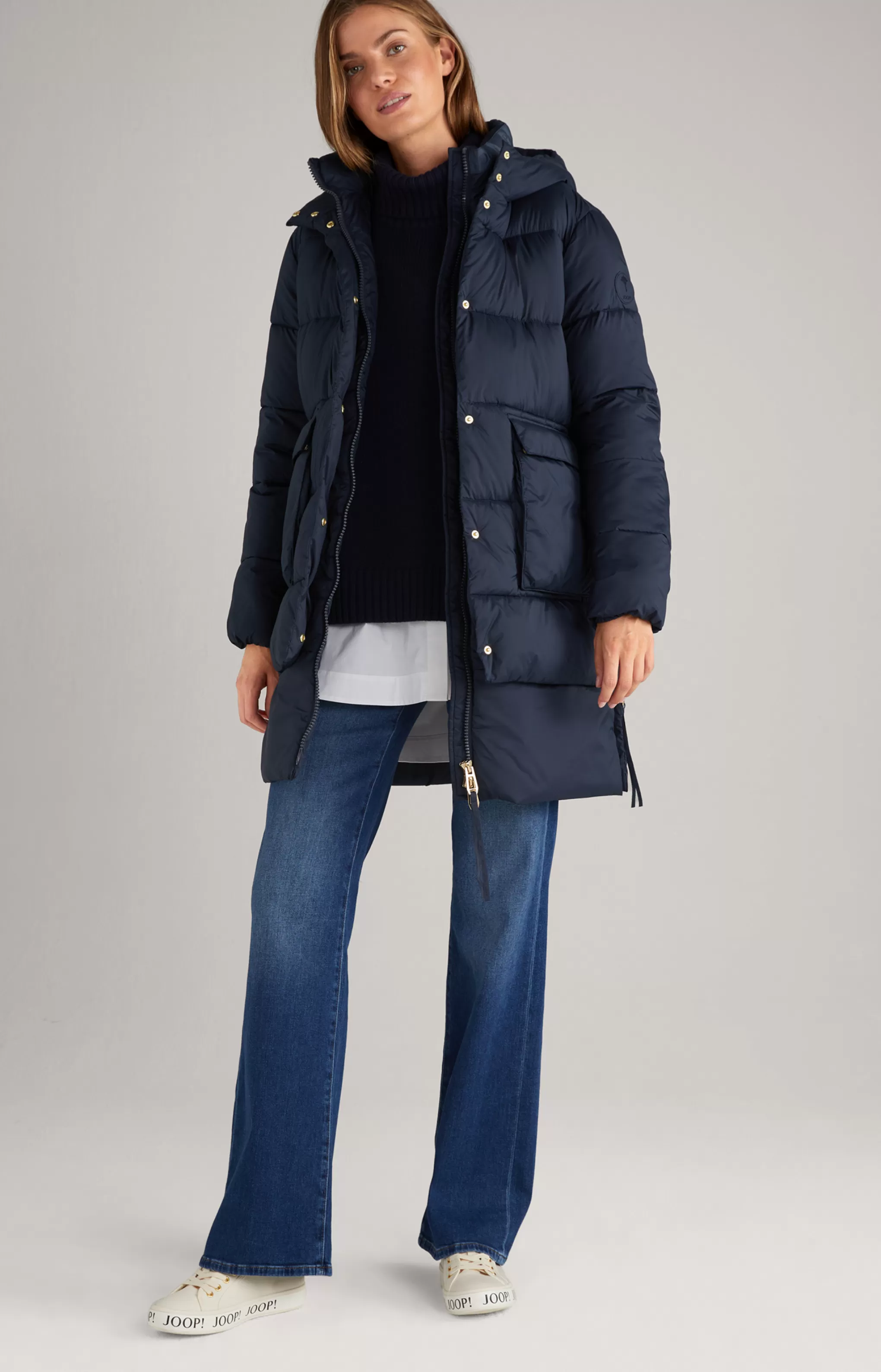 Jackets And Coats*JOOP Jackets And Coats Quilted Coat in Dark Blue