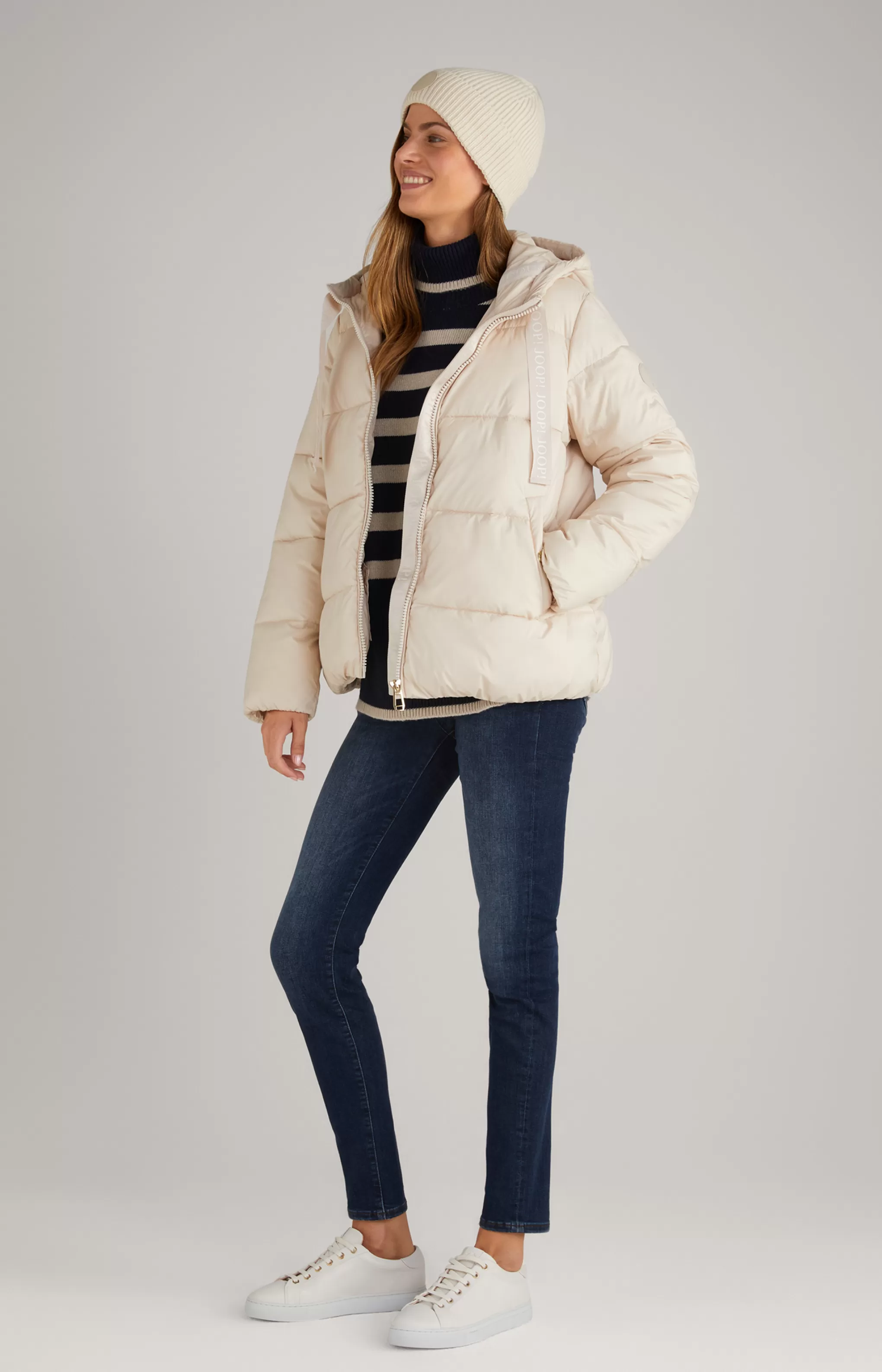 Jackets And Coats*JOOP Jackets And Coats Quilted Jacket in Off-White