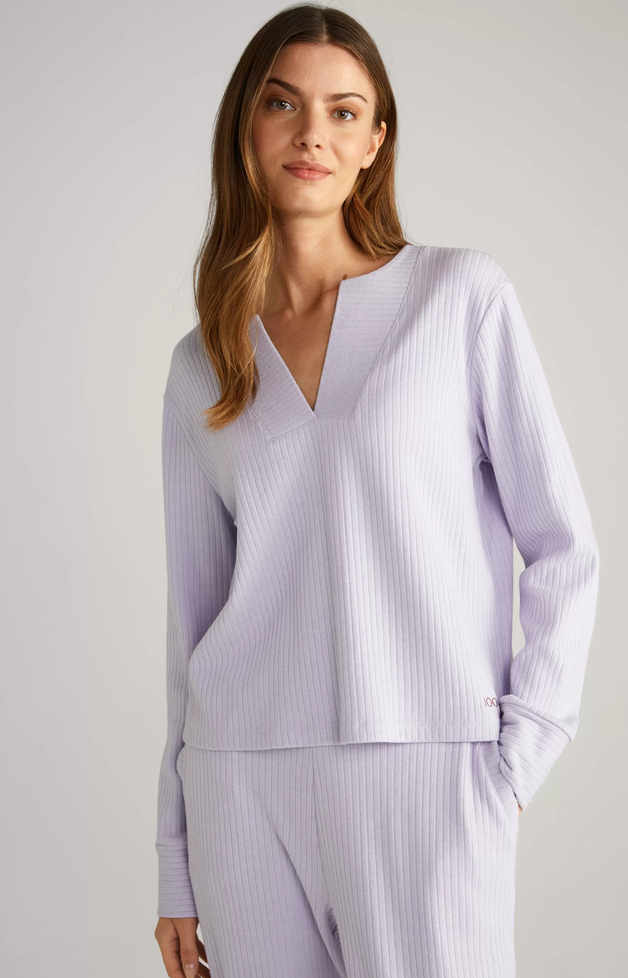 Loungewear & Nightwear*JOOP Loungewear & Nightwear Ribbed Long-Sleeve Loungewear Top in