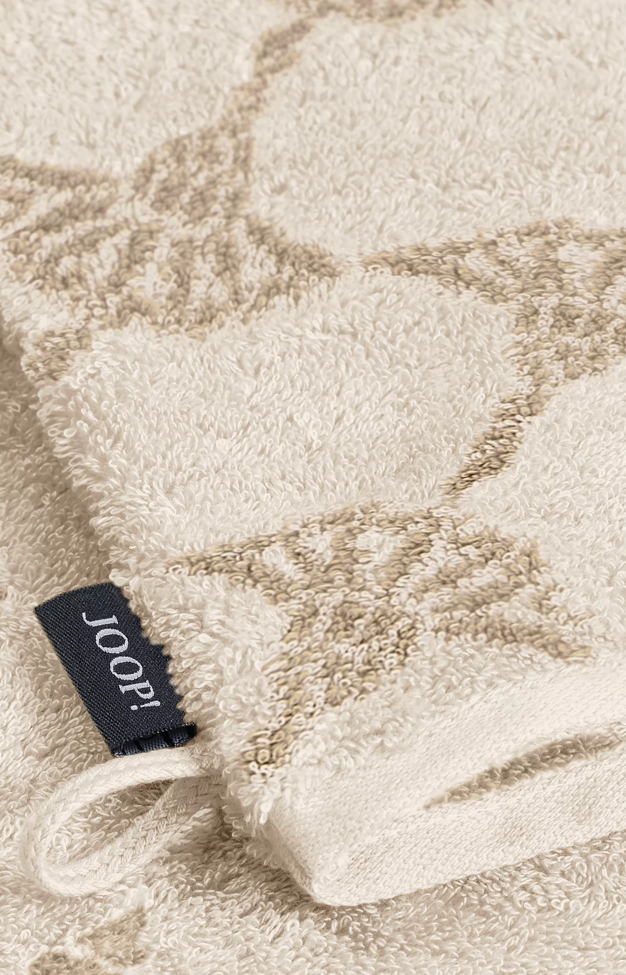 - Wash Mitt | Discover Everything*JOOP - Wash Mitt | Discover Everything Sand/Ecru Cornflower Terrycloth Series in