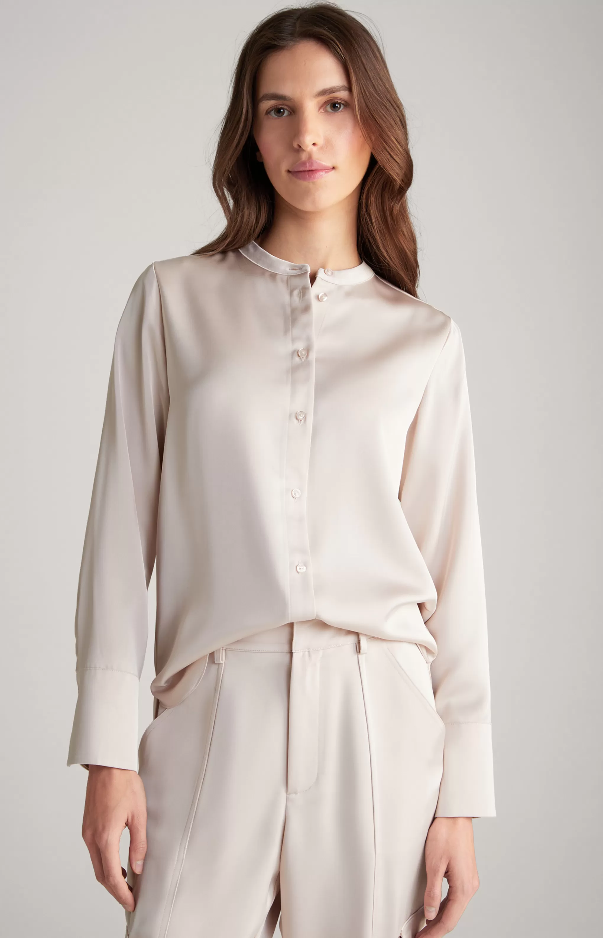 Blouses | Clothing*JOOP Blouses | Clothing Satin Blouse in Delicate Pink