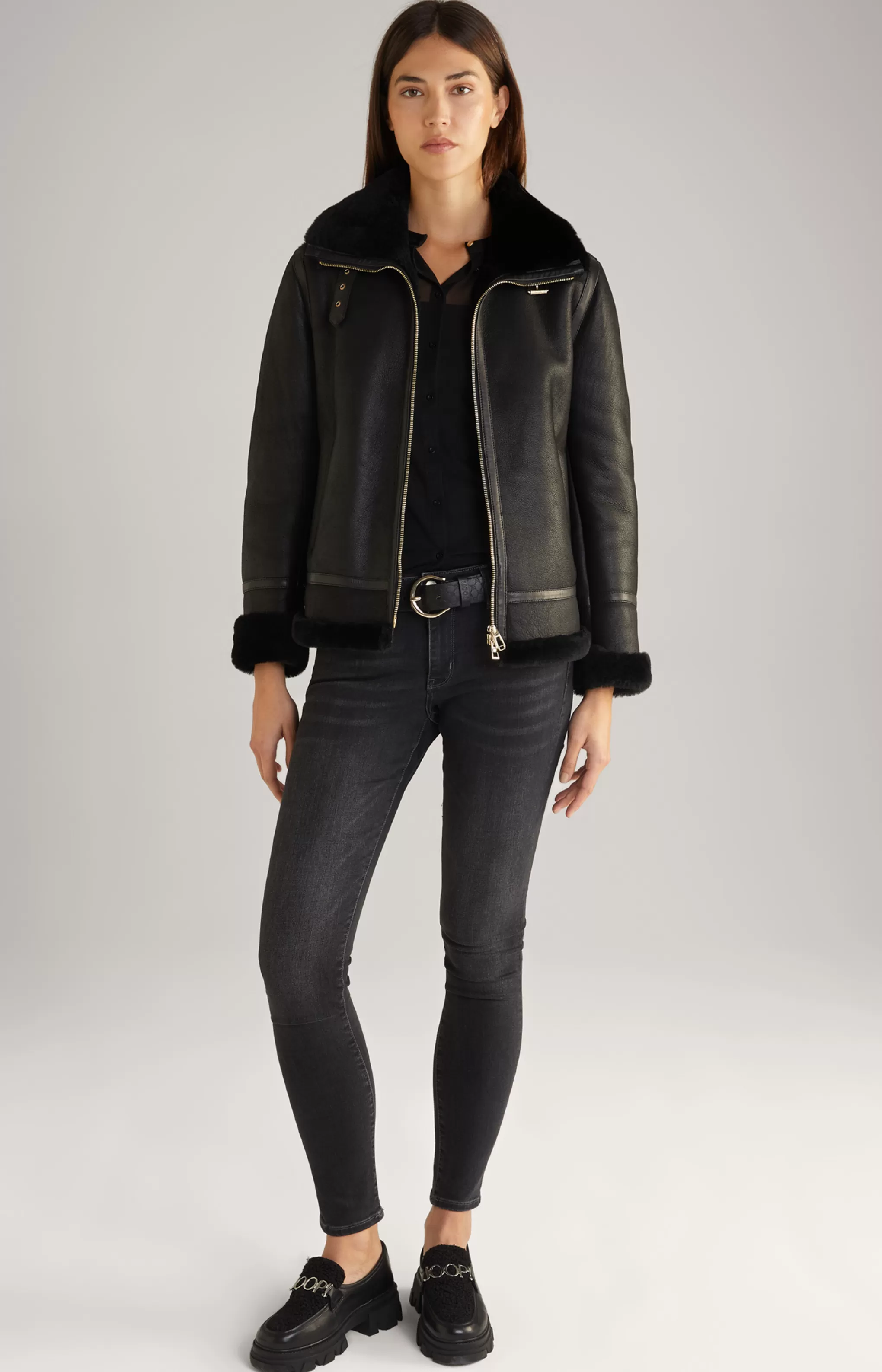 Leather | Jackets And Coats | Clothing*JOOP Leather | Jackets And Coats | Clothing Shearling Jacket in