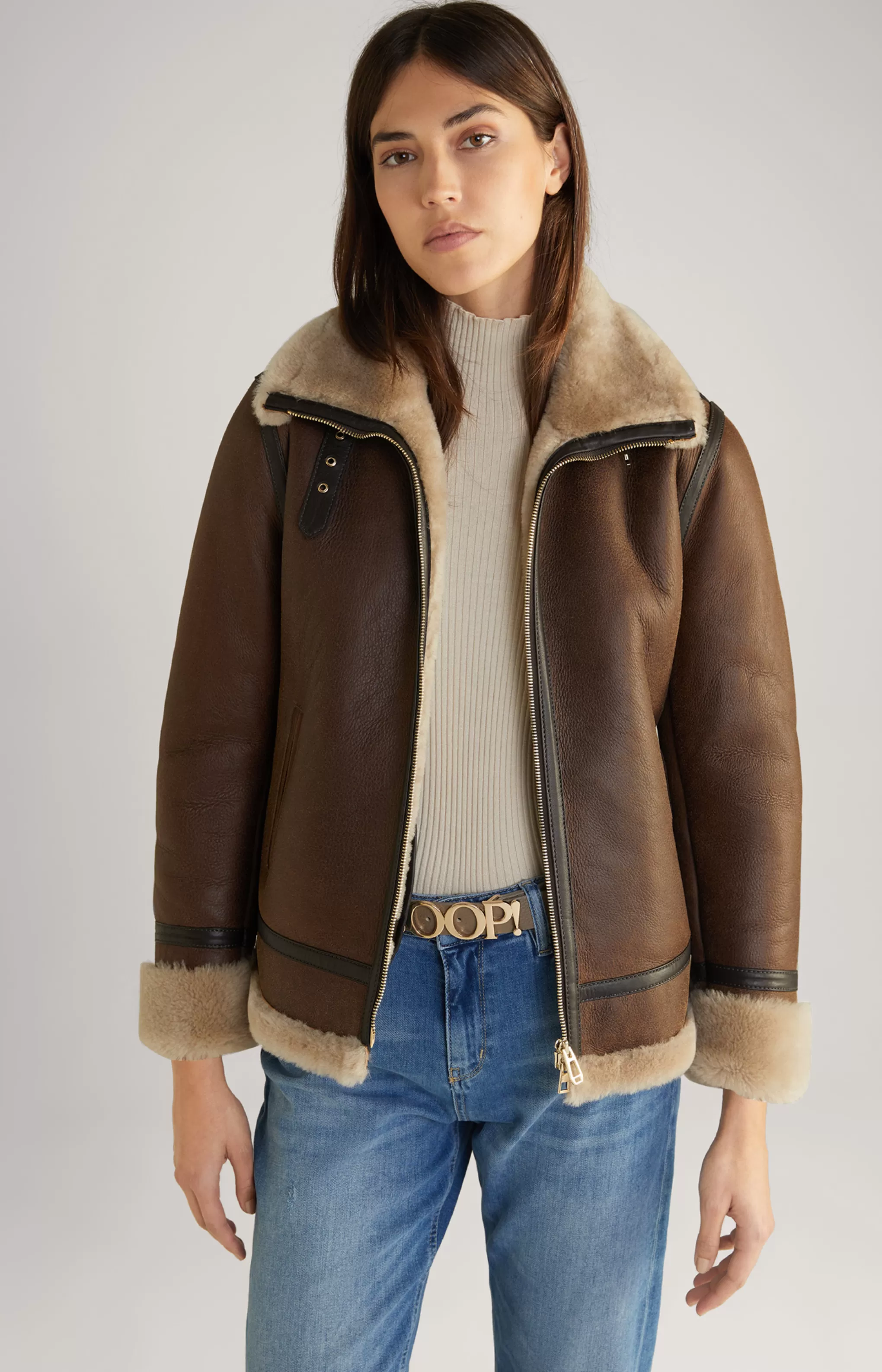 Leather | Jackets And Coats | Clothing*JOOP Leather | Jackets And Coats | Clothing Shearling Jacket in