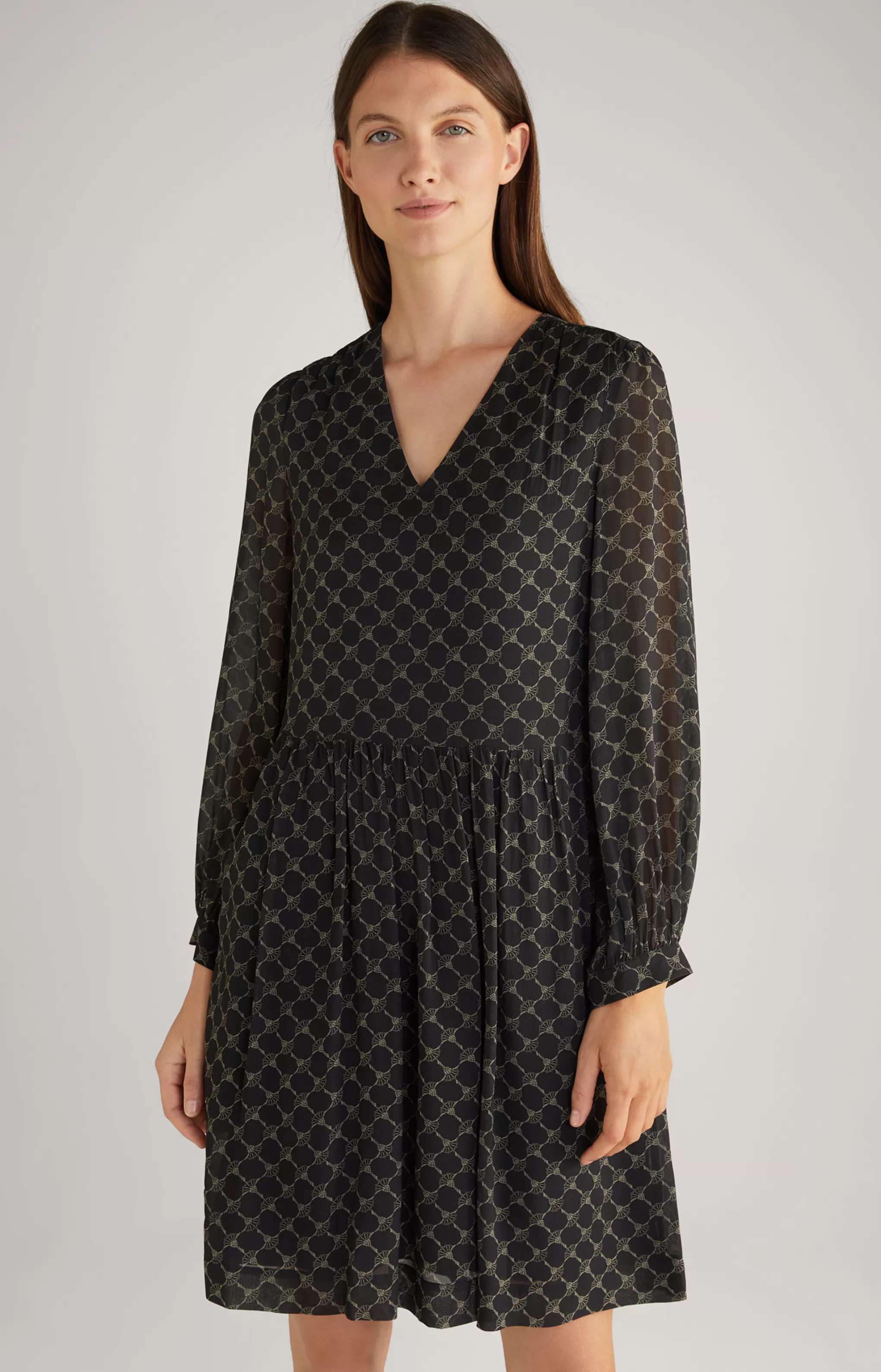 Dresses & Skirts | Clothing*JOOP Dresses & Skirts | Clothing Viscose Dress in a Black/Grey Pattern