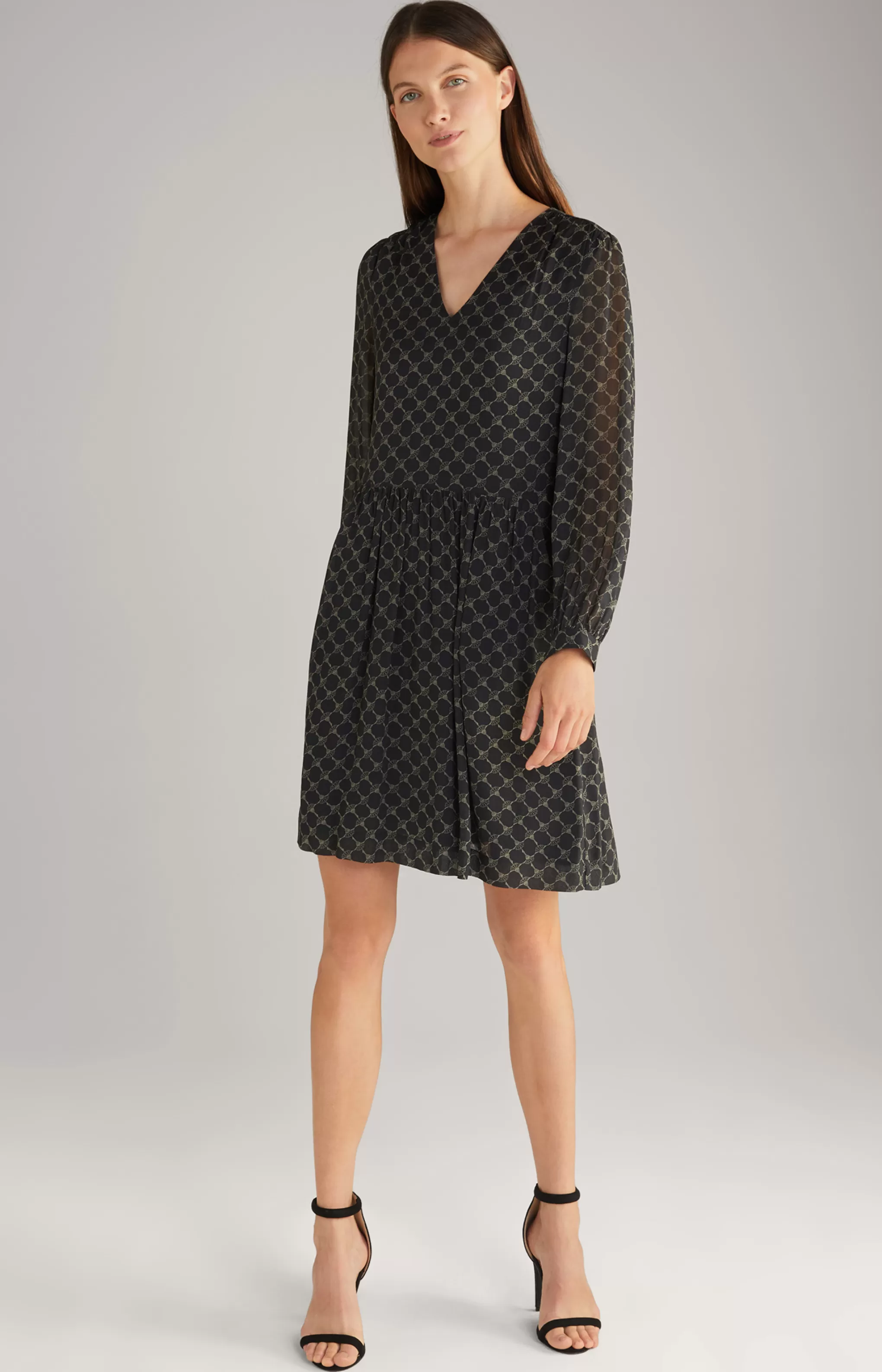 Dresses & Skirts | Clothing*JOOP Dresses & Skirts | Clothing Viscose Dress in a Black/Grey Pattern