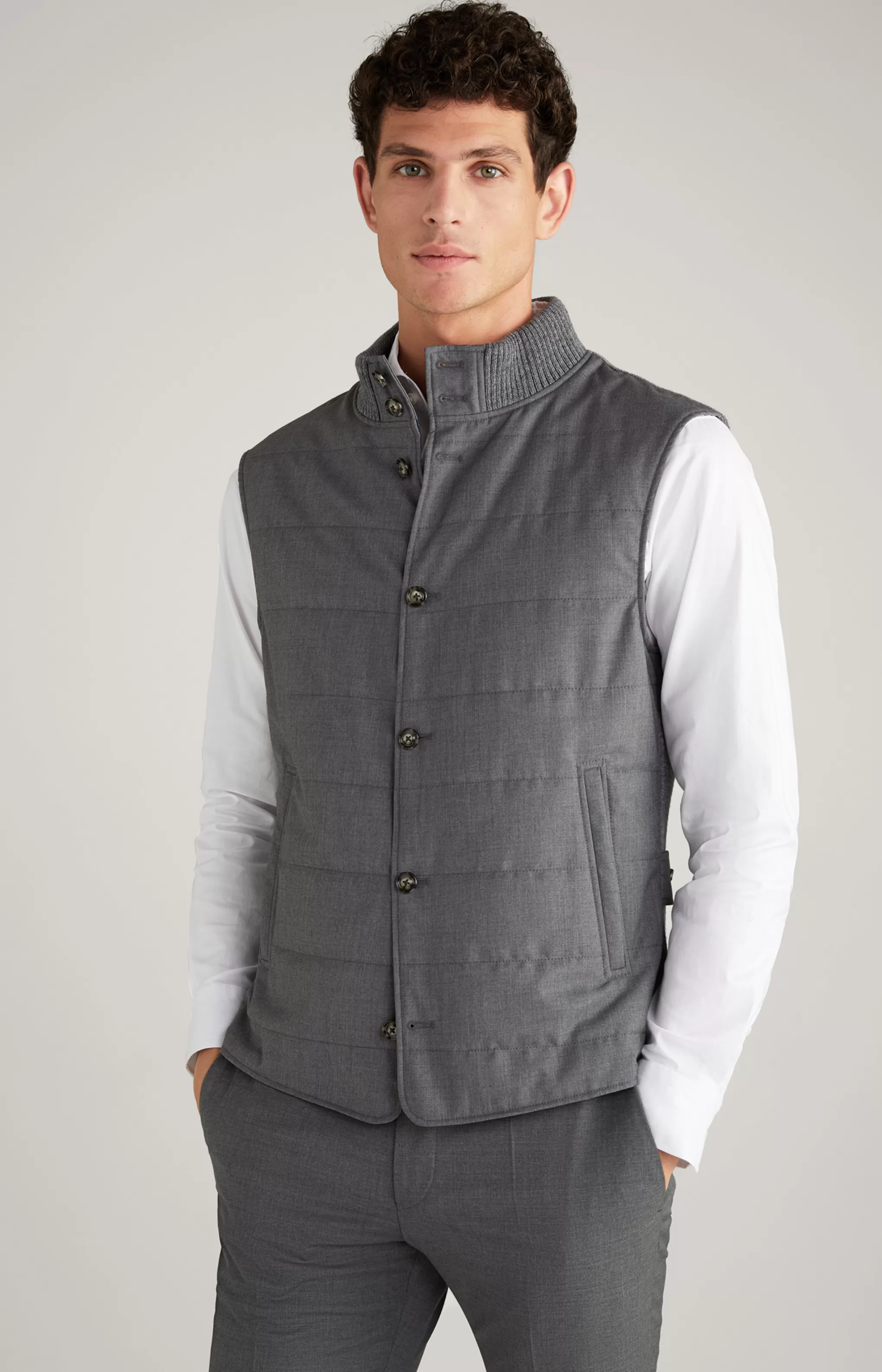 Jackets | Clothing*JOOP Jackets | Clothing Wermut Waistcoat in Dark Grey