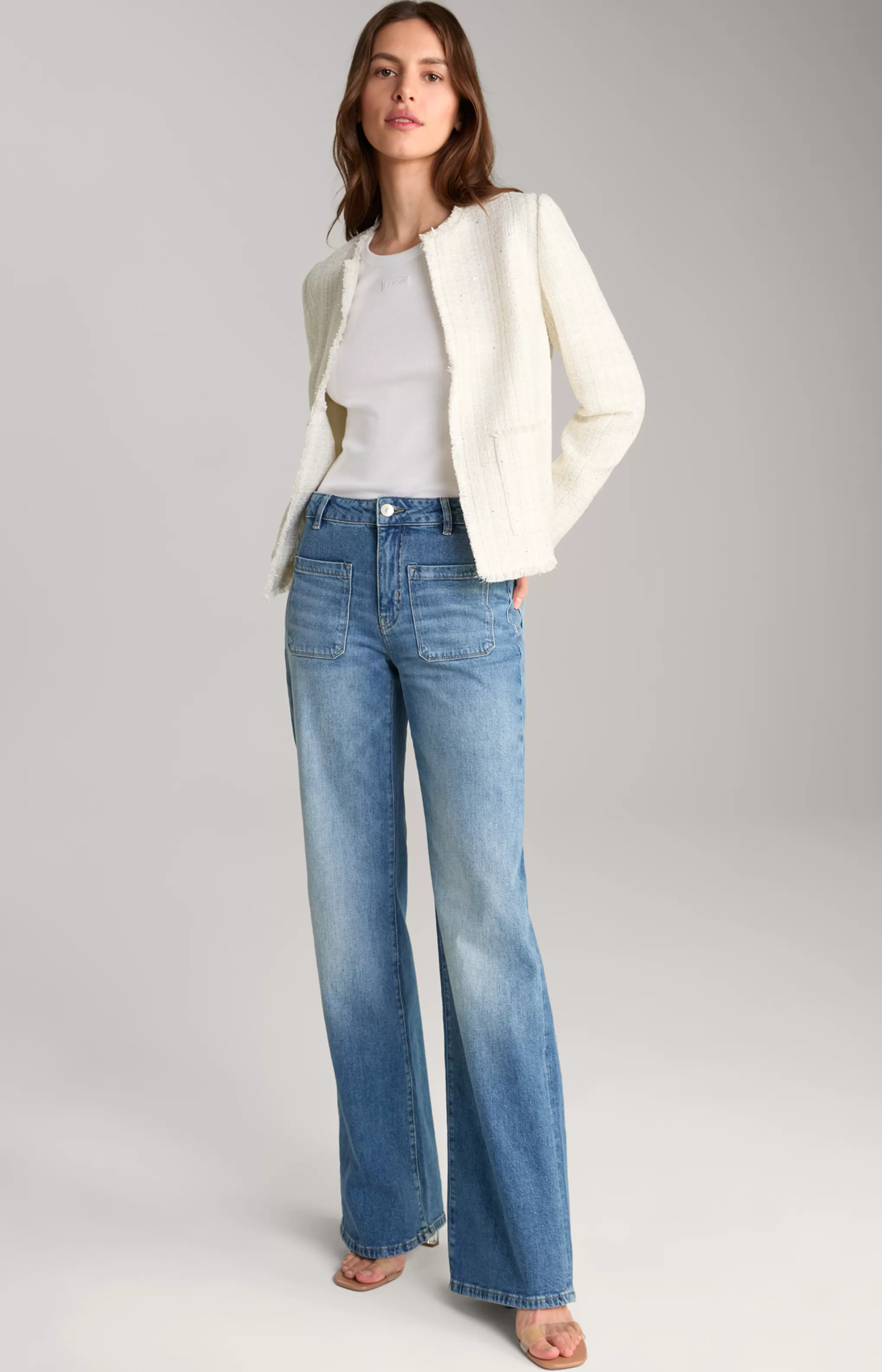 Jeans*JOOP Jeans Wide Leg Jeans in a Washed Look