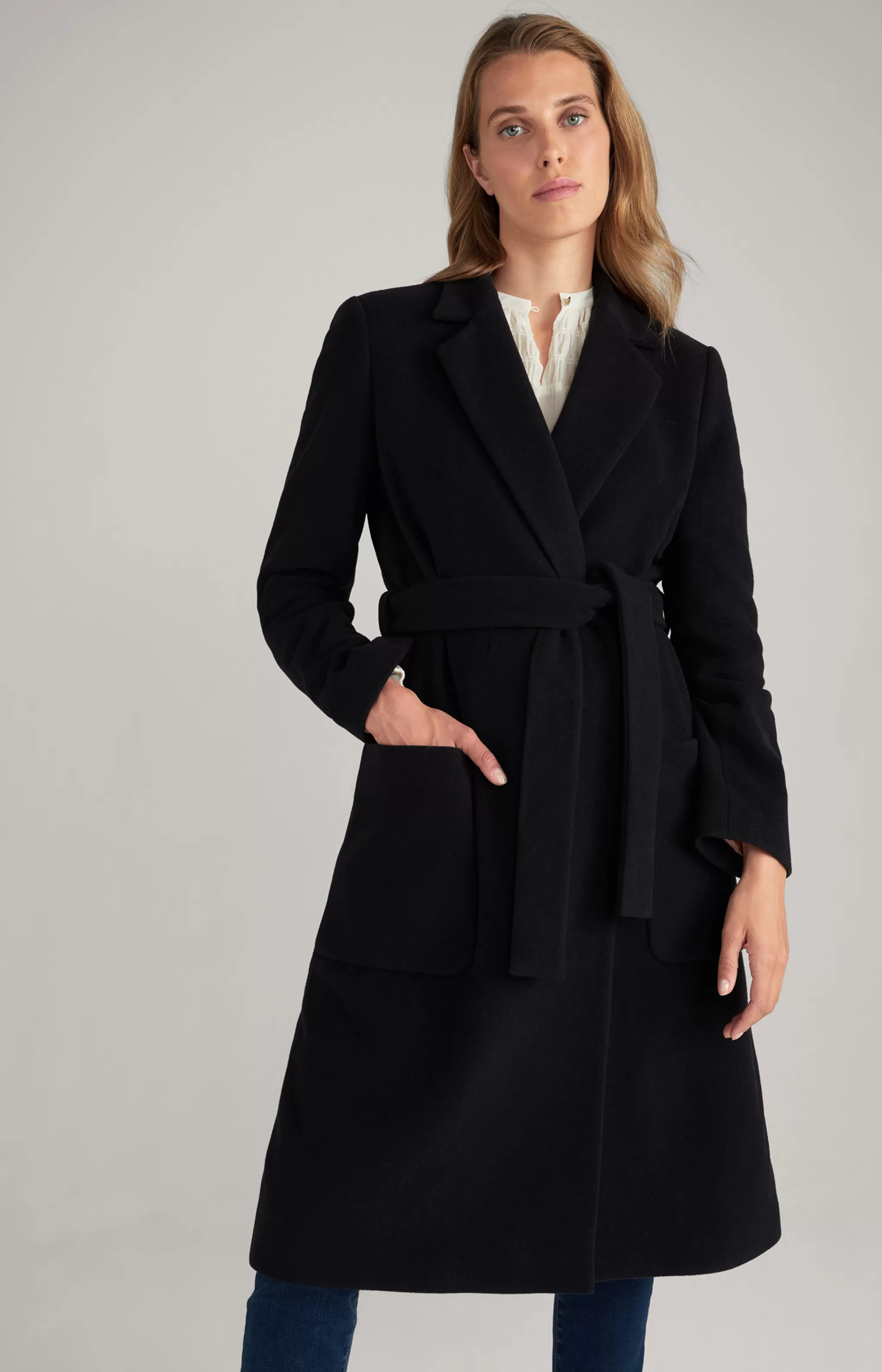 Jackets And Coats*JOOP Jackets And Coats Wool Mix Coat in Dark Blue